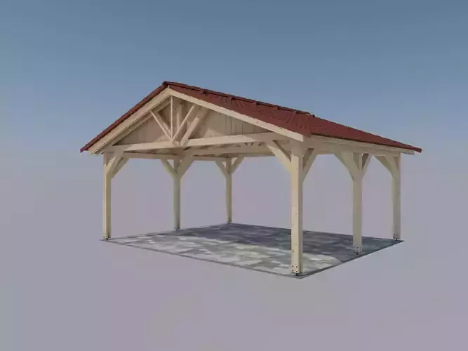 roof tiled carport 5x6 meters