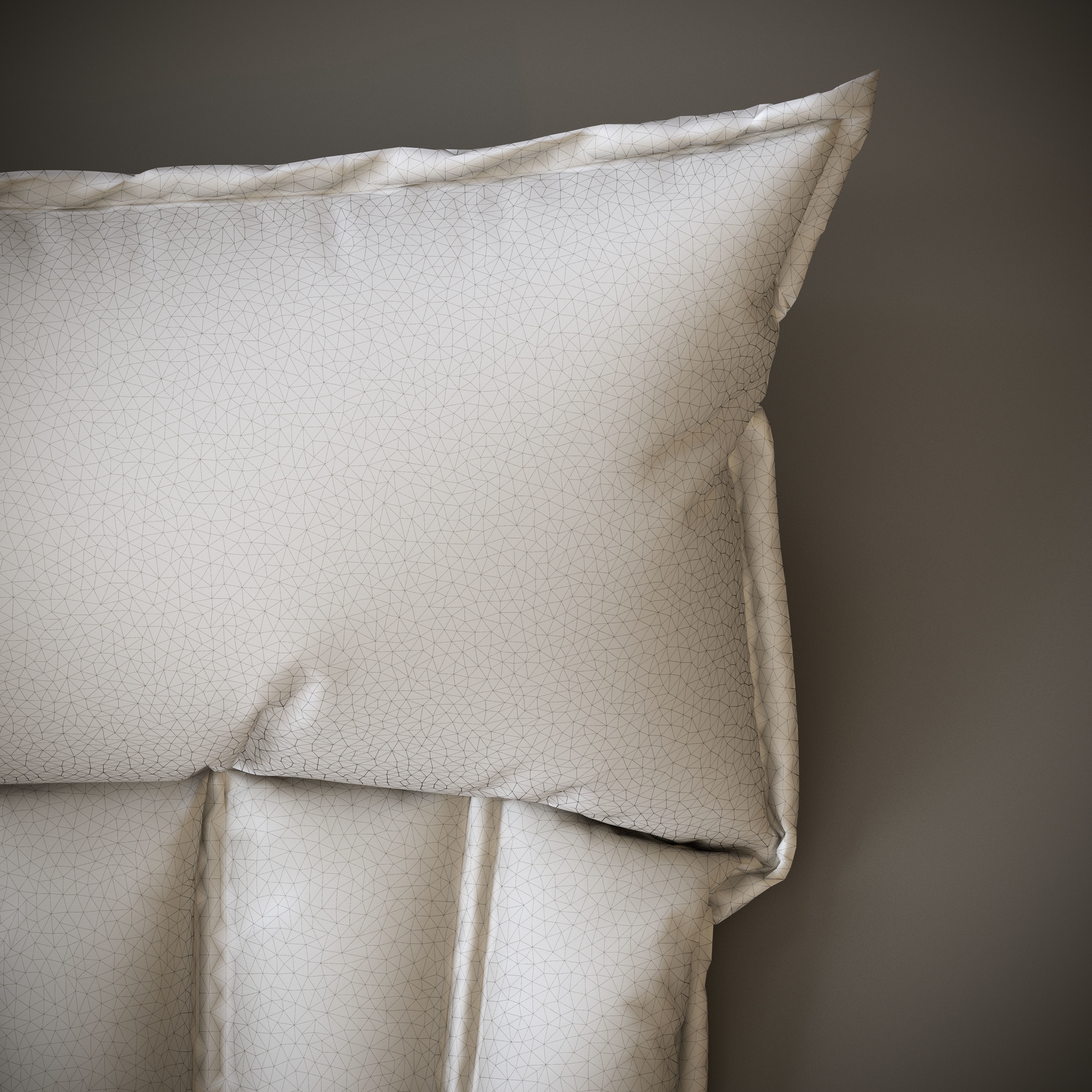 3 Mattress Models Low-poly 3D model_23