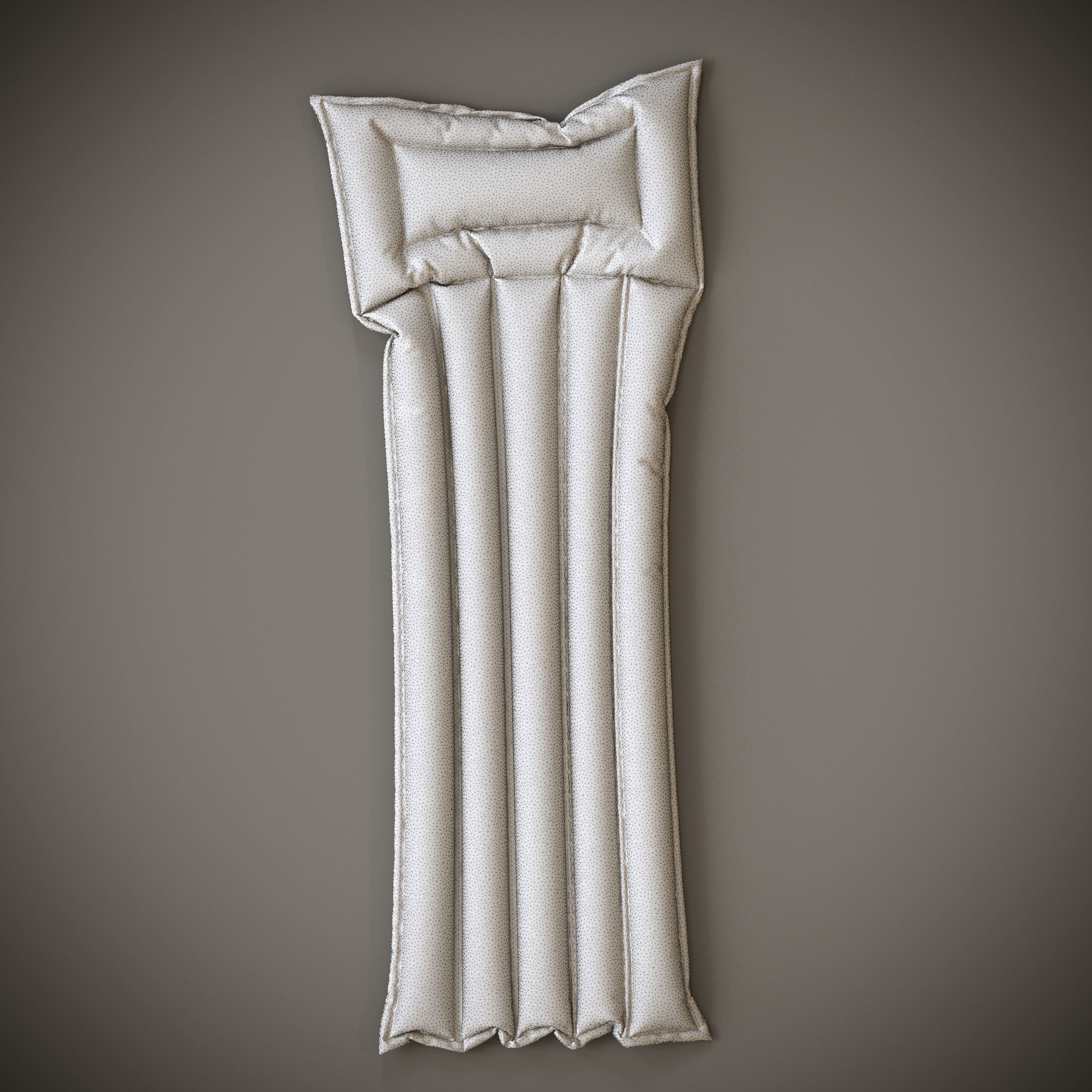 3 Mattress Models Low-poly 3D model_3