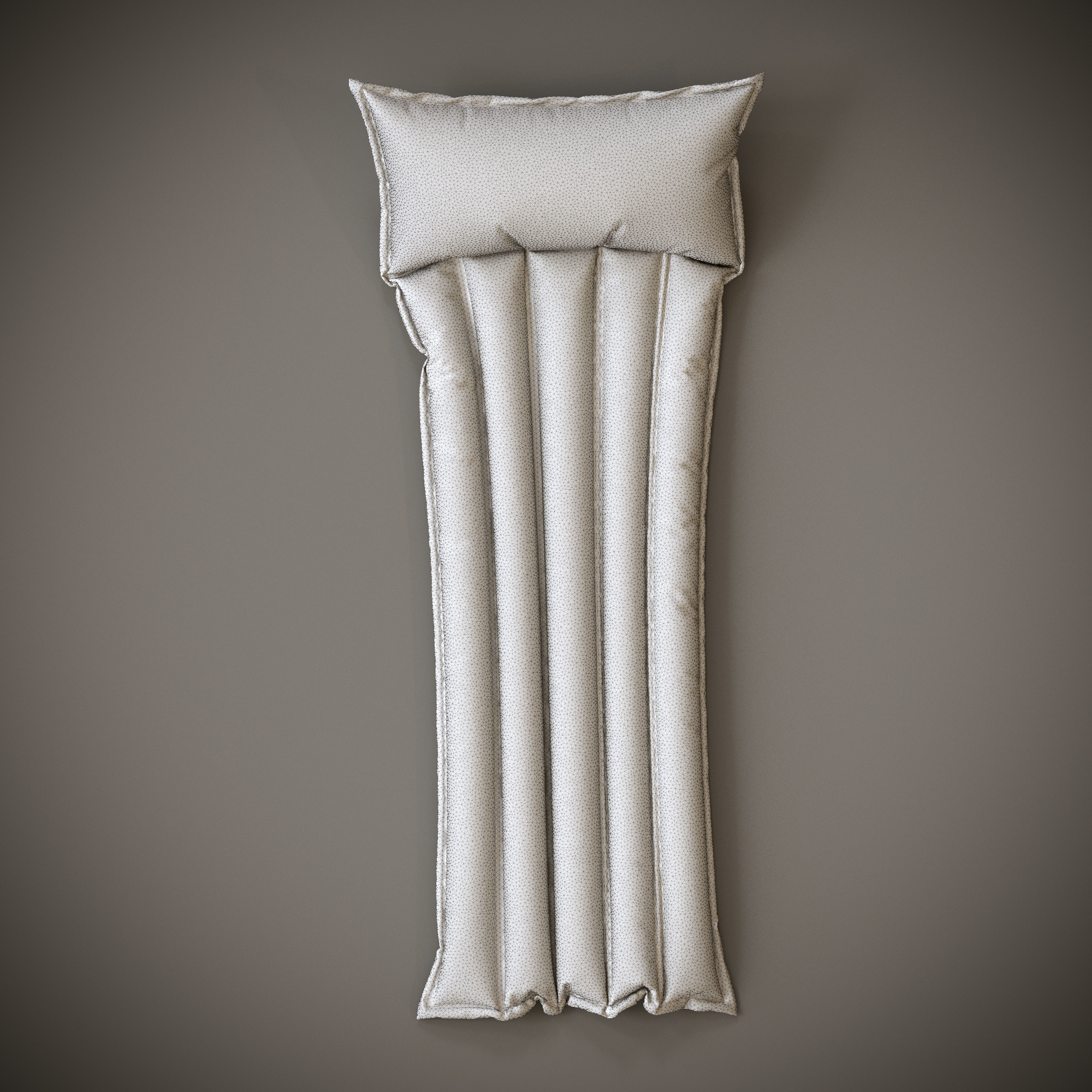 3 Mattress Models Low-poly 3D model_15