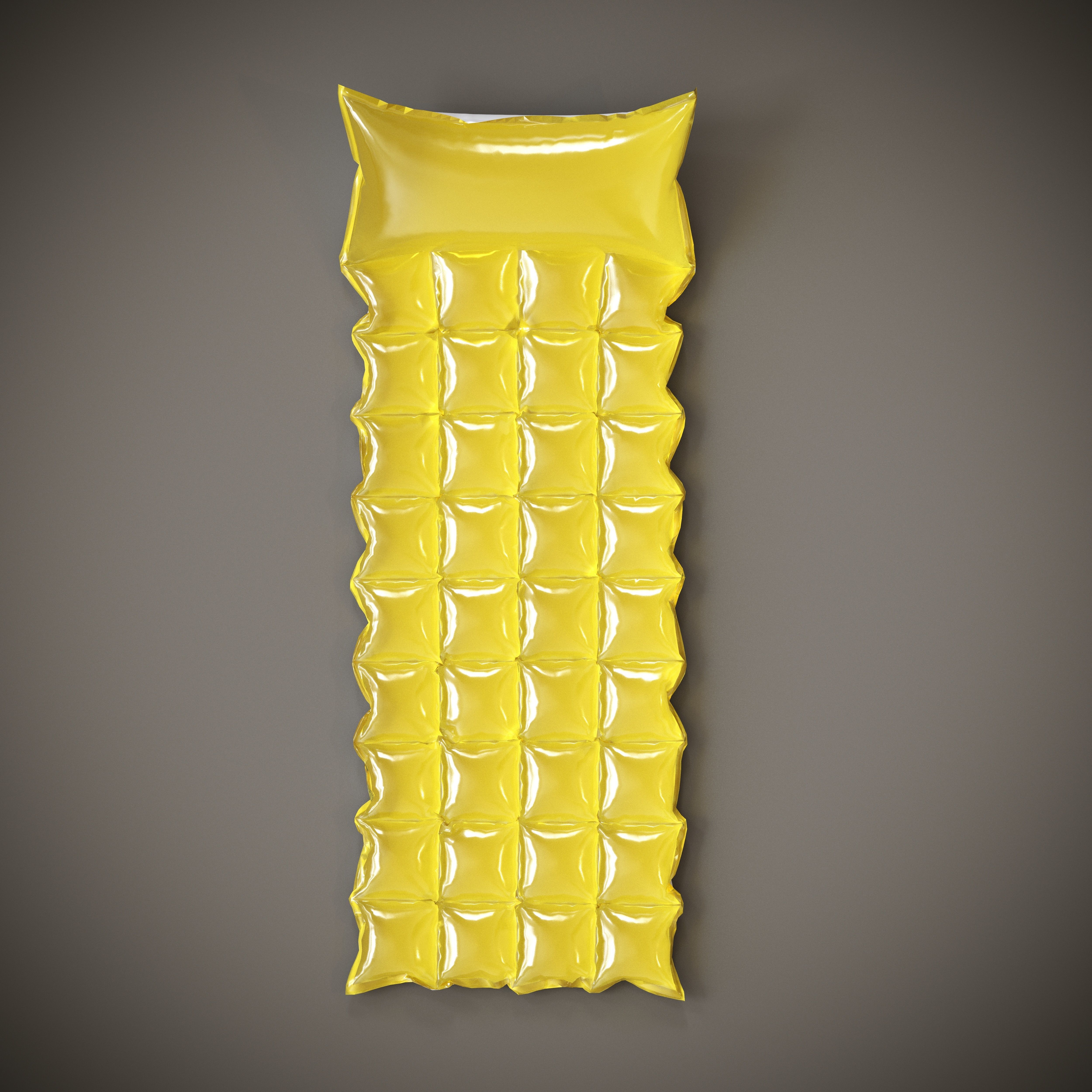 3 Mattress Models Low-poly 3D model_27