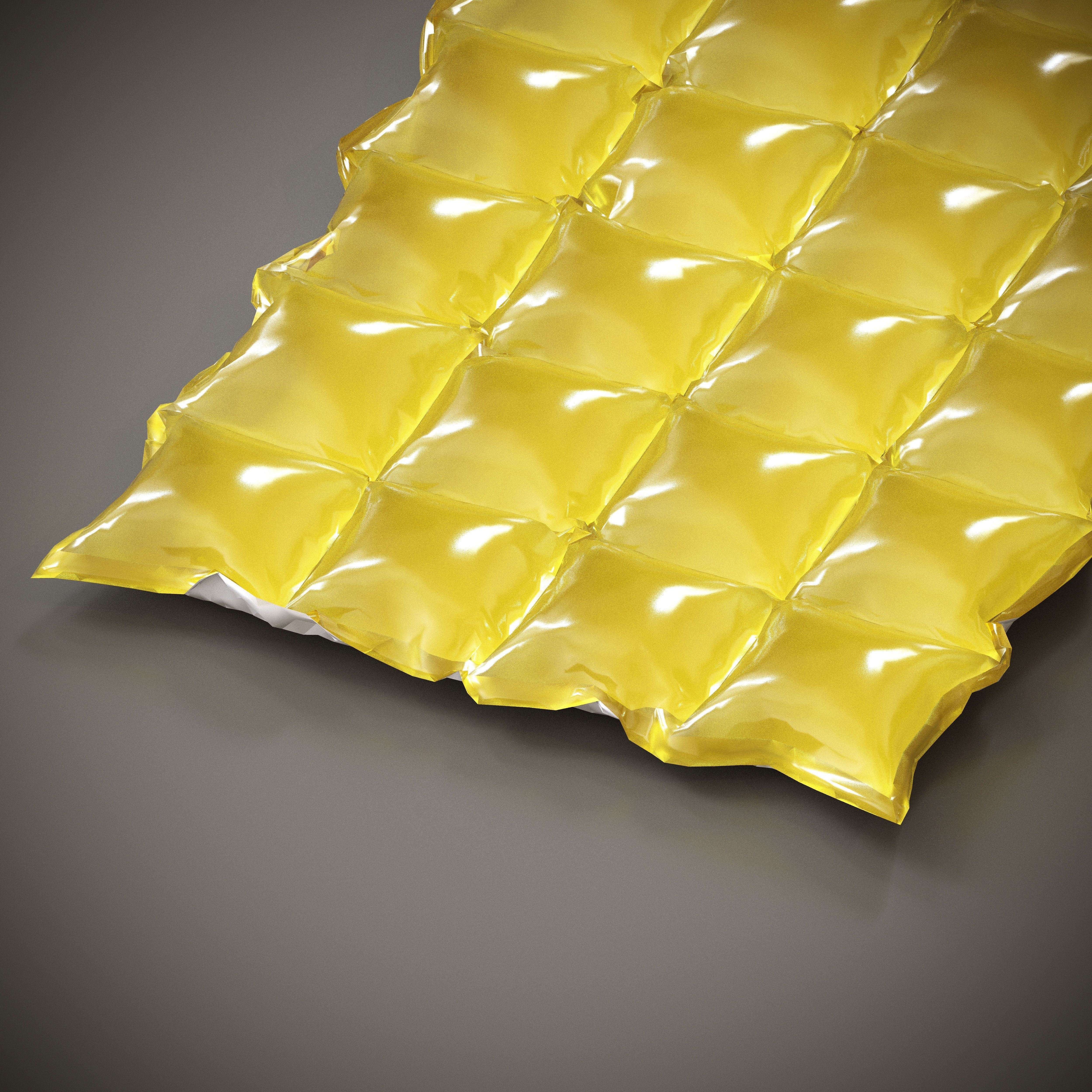 3 Mattress Models Low-poly 3D model_34