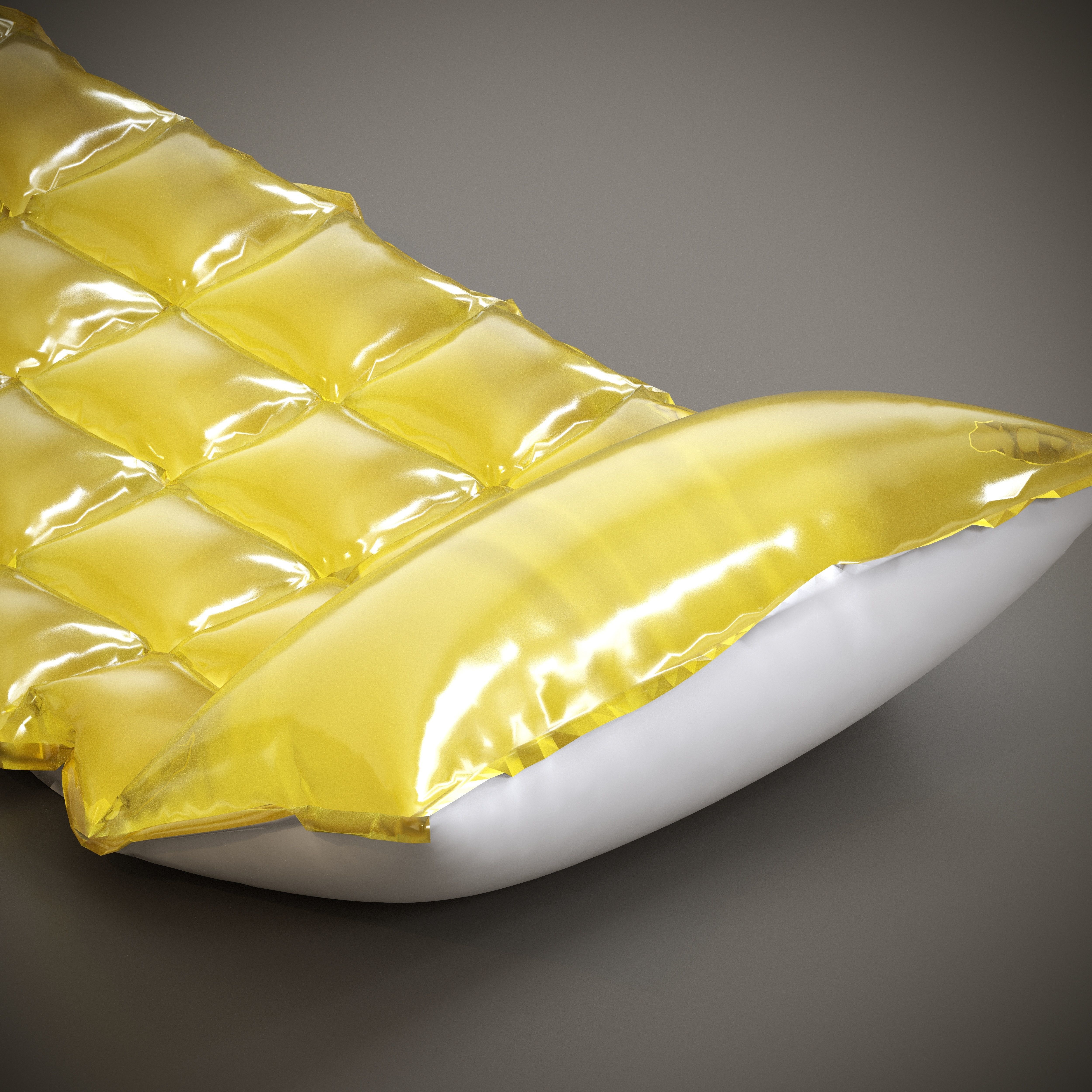 3 Mattress Models Low-poly 3D model_31