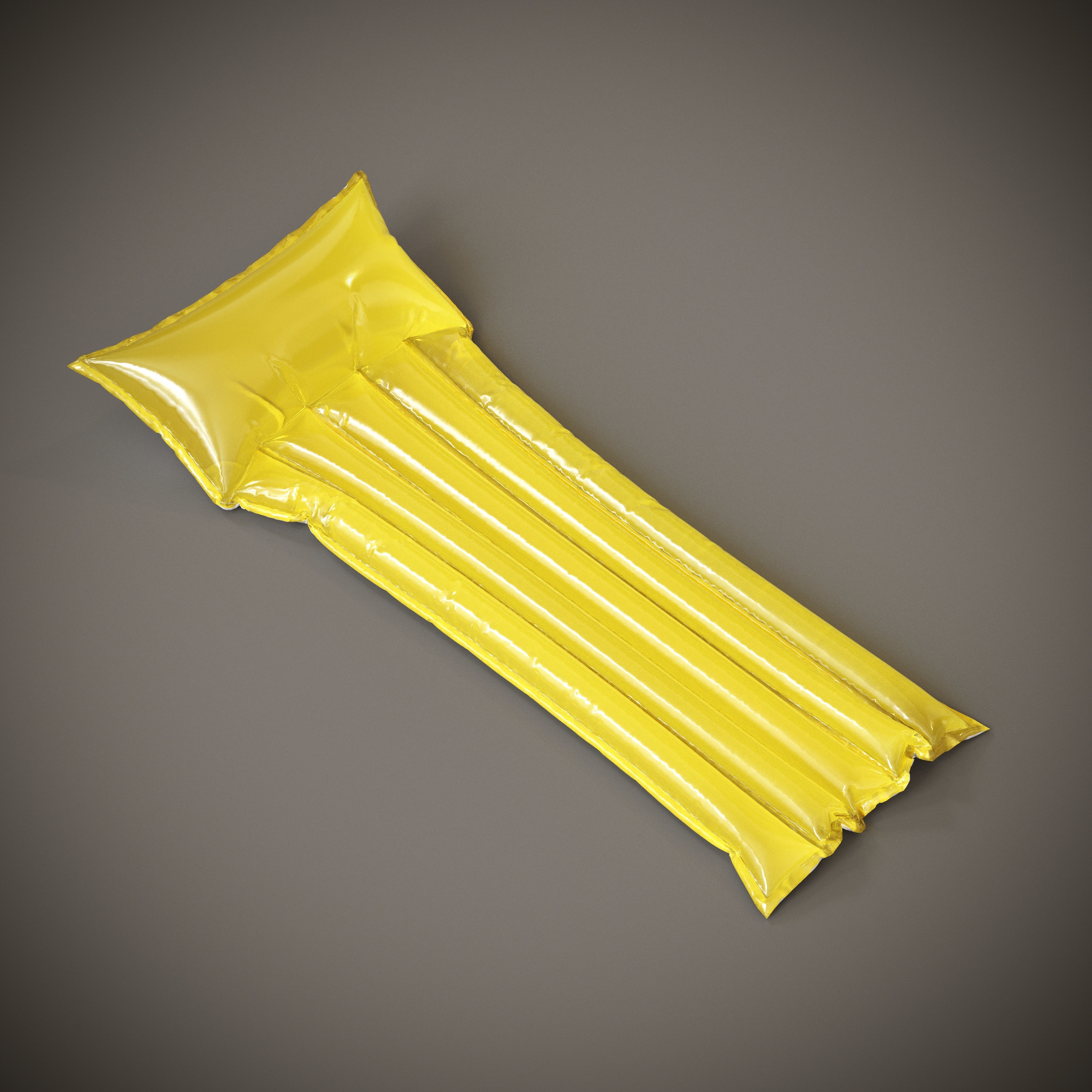 3 Mattress Models Low-poly 3D model_25