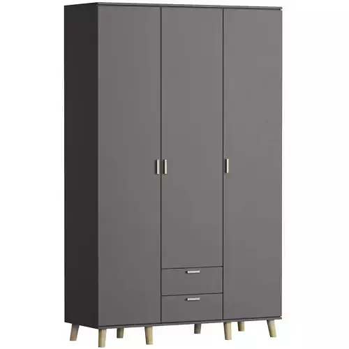 pronto 3 wardrobe with wooden legs