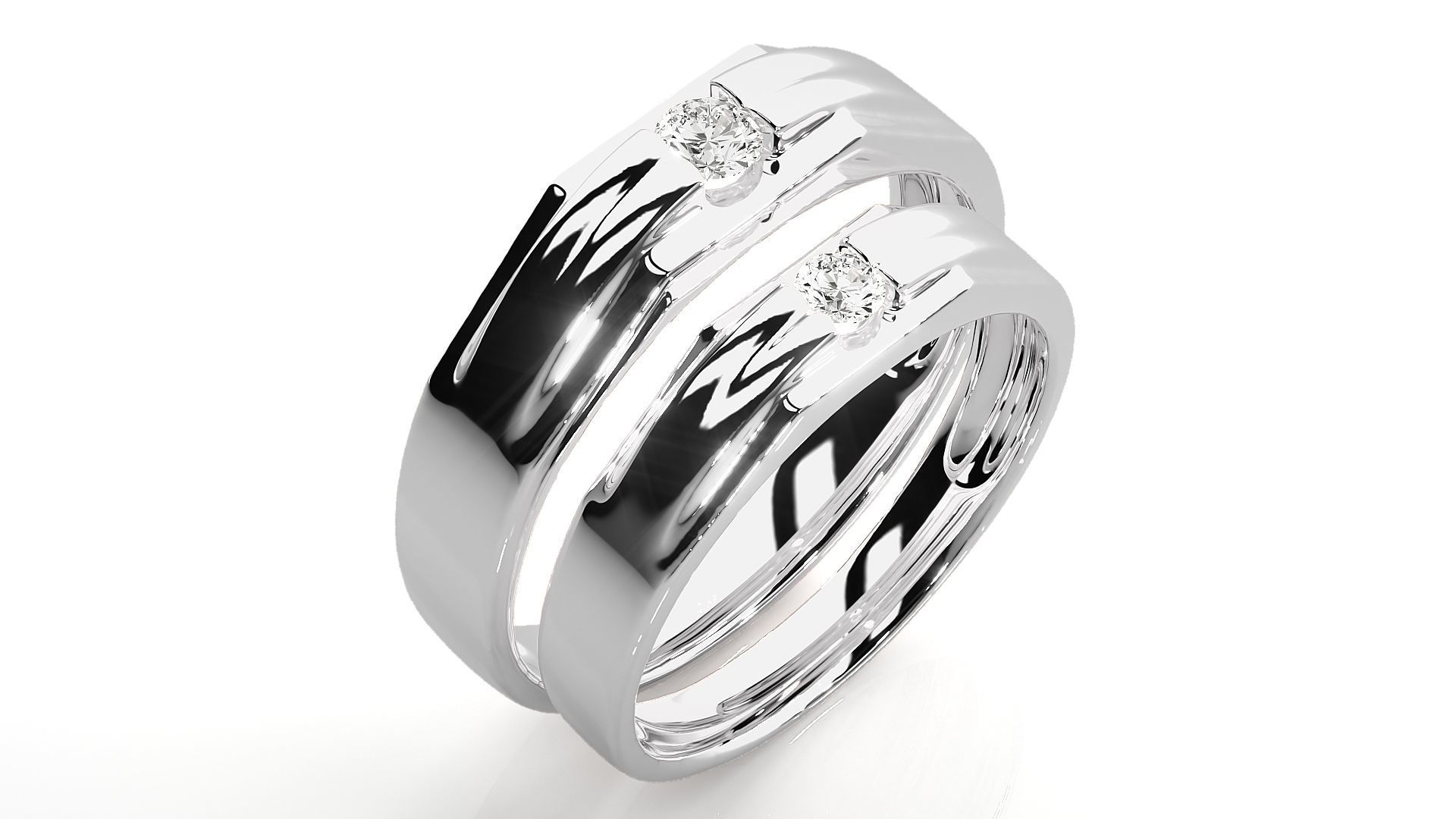 Wedding Band - 2034 3D print model_9