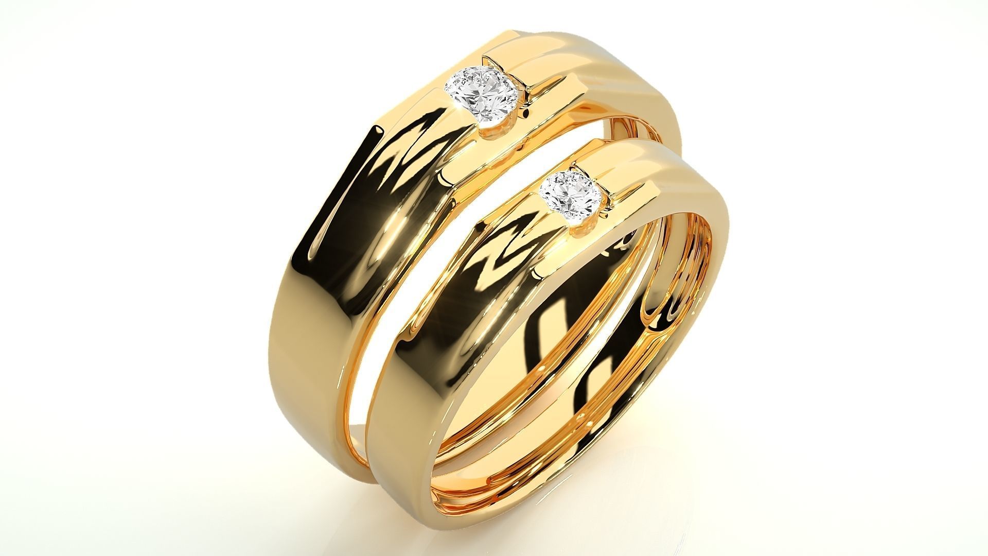 Wedding Band - 2034 3D print model_12
