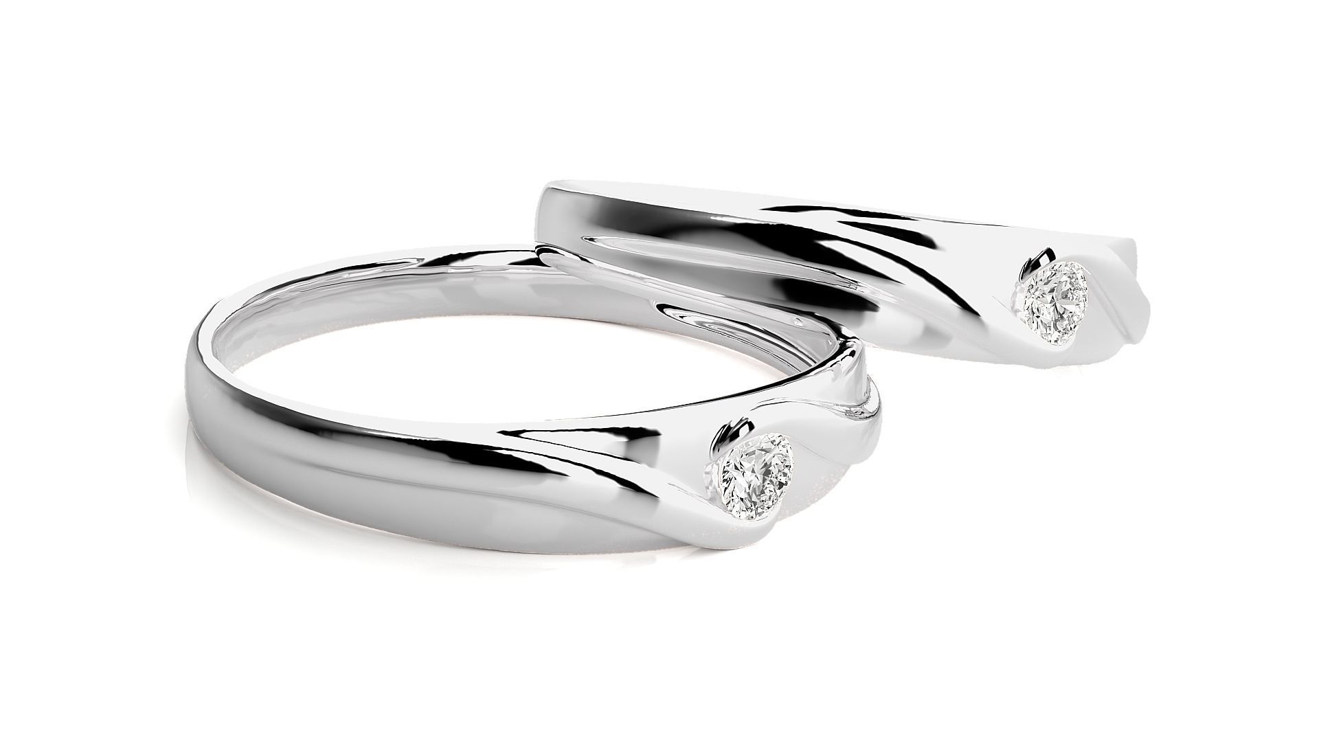 Wedding Band - 614 169N 3D print model_7