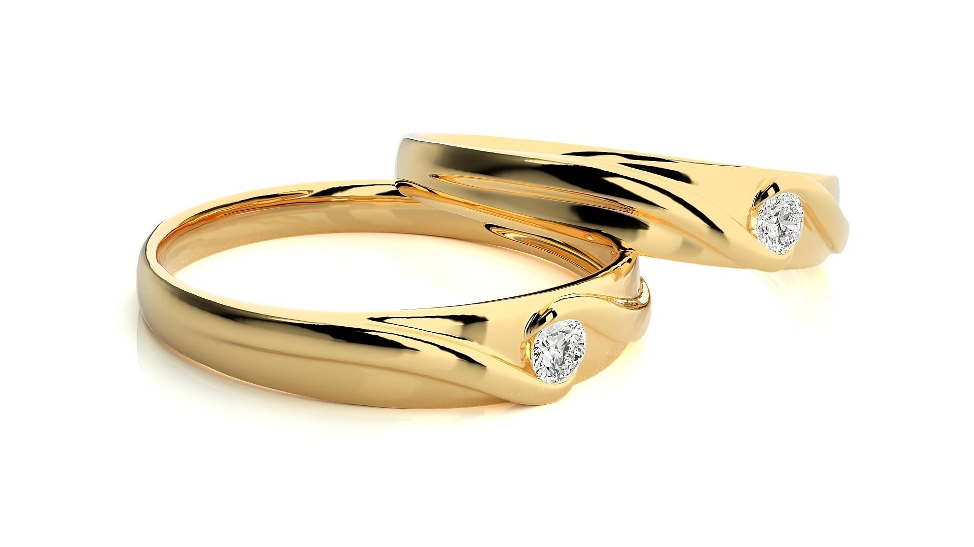 Wedding Band - 614 169N 3D print model_10