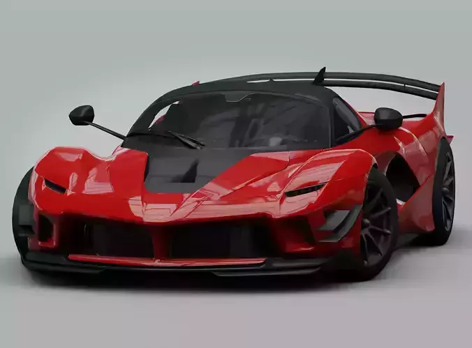 Ferrari FXX K Evo 2018 3D model