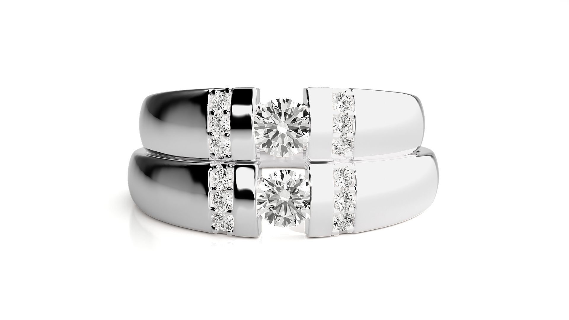 Wedding Band - 1921 3D print model_8