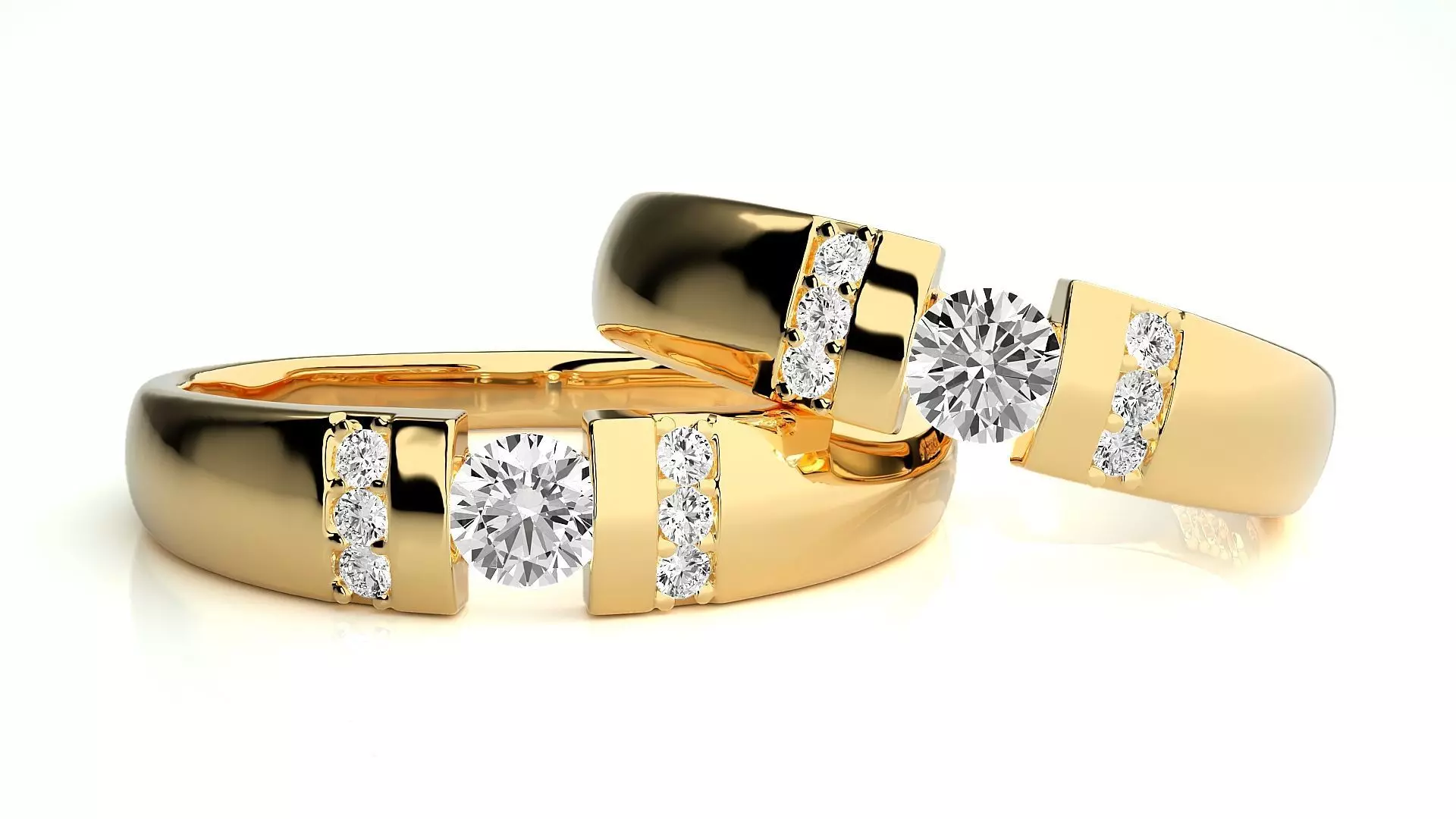 Wedding Band - 1921 3D print model_0