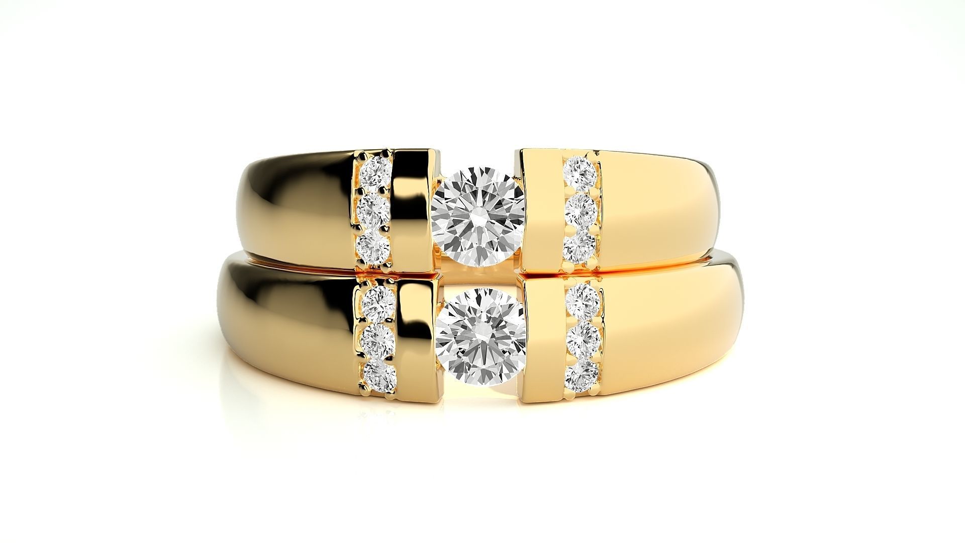 Wedding Band - 1921 3D print model_11