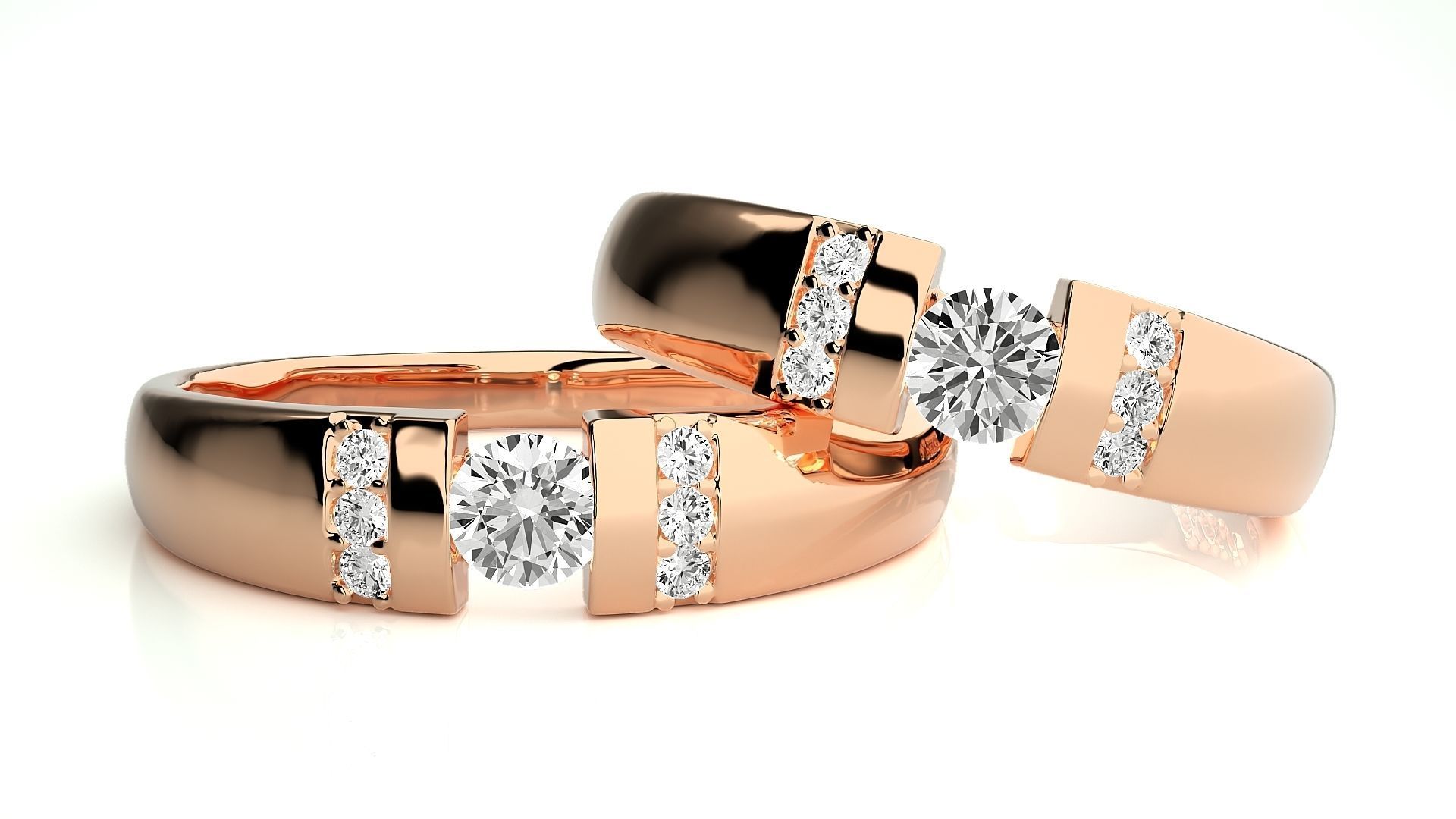 Wedding Band - 1921 3D print model_1