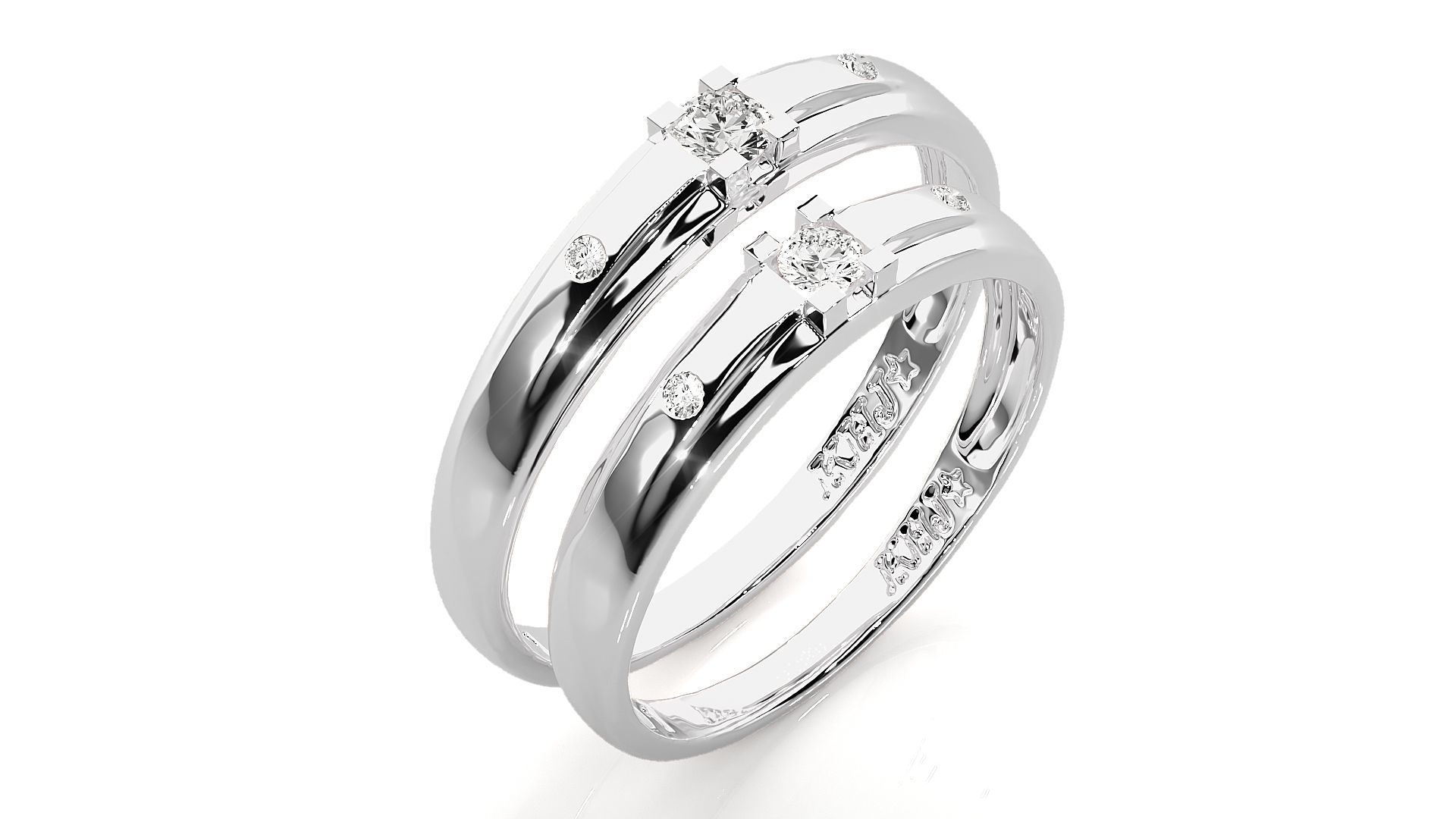 Wedding Band - 1922 3D print model_9