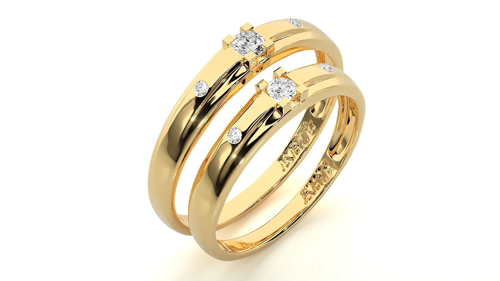 Wedding Band - 1922 3D print model_12