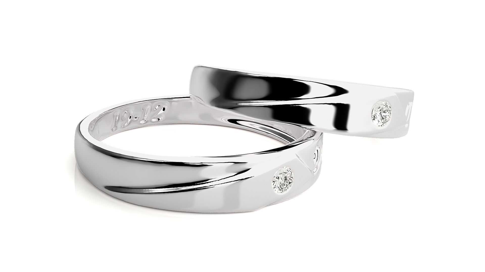 Wedding Band -  765 3D print model_6