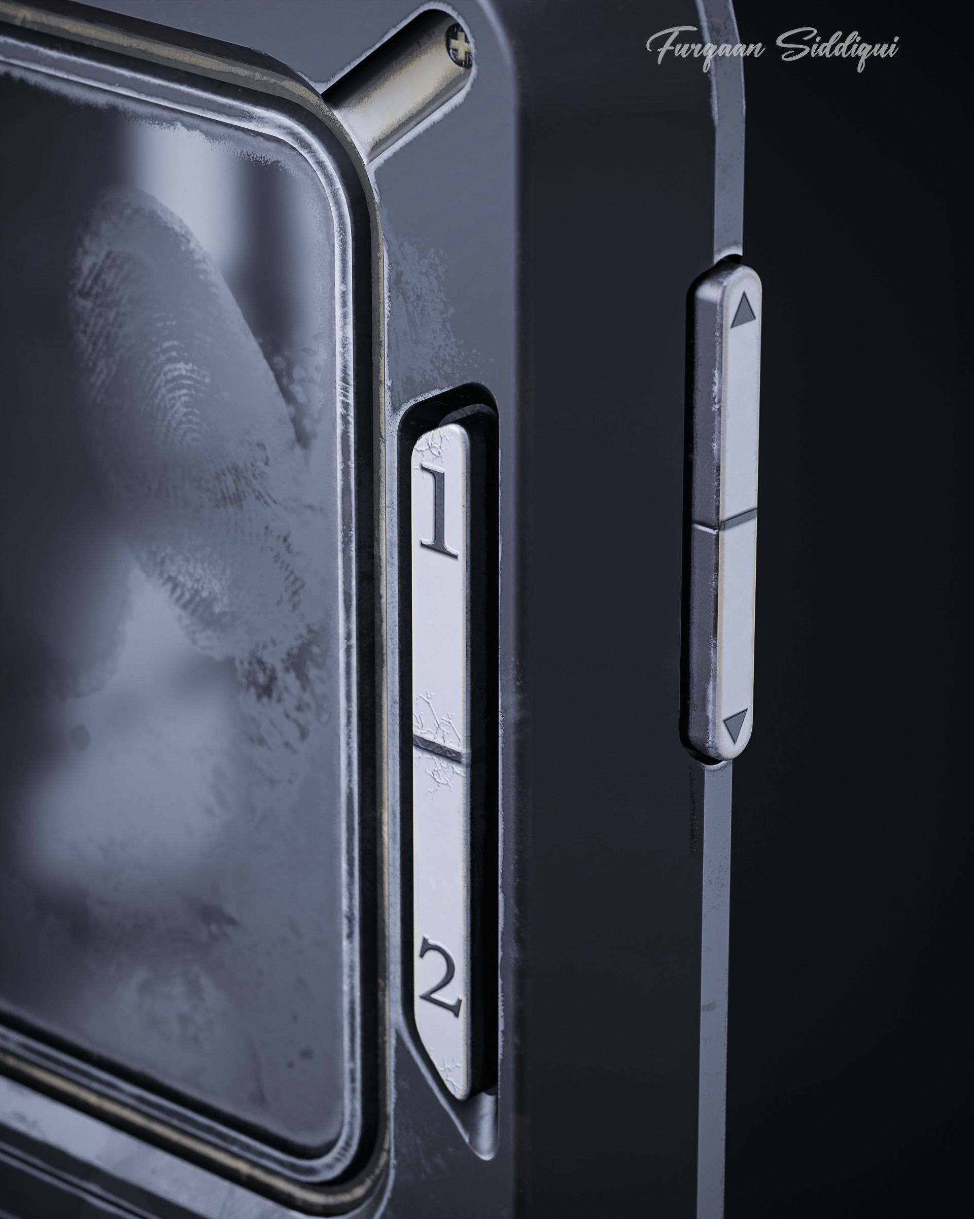 Sci-Fi Controller V3 Low-poly 3D model_4