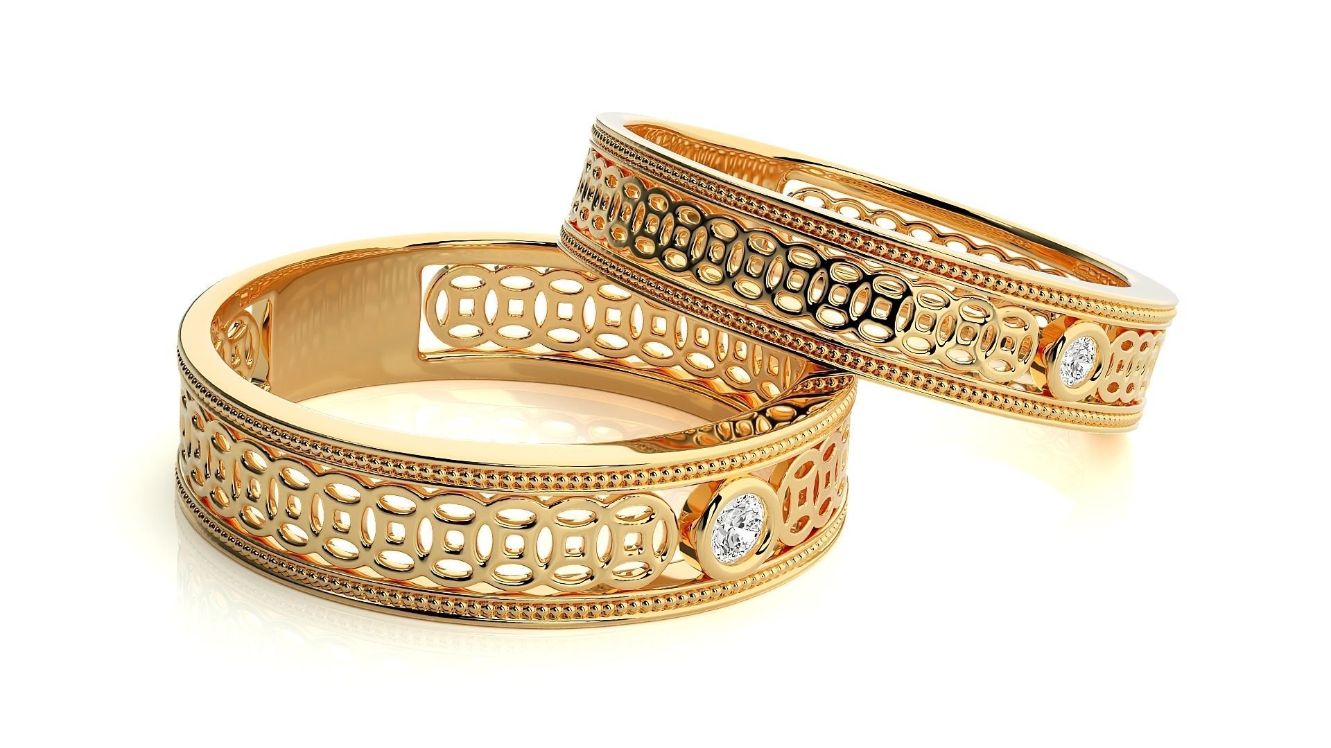 Wedding Band - 101 3D print model_10