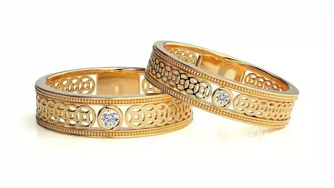 Wedding Band - 101 3D print model