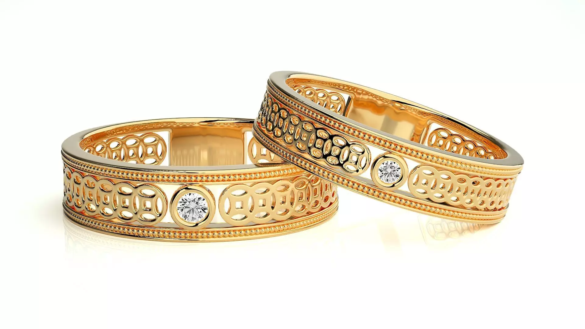 Wedding Band - 101 3D print model_0