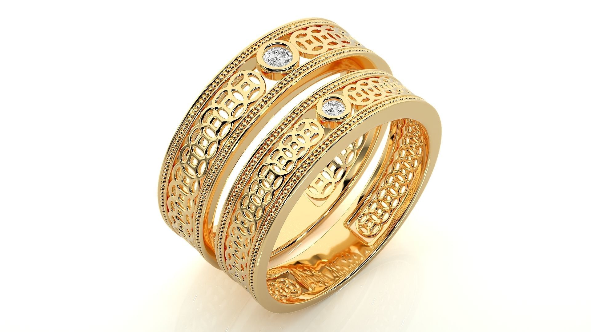 Wedding Band - 101 3D print model_12