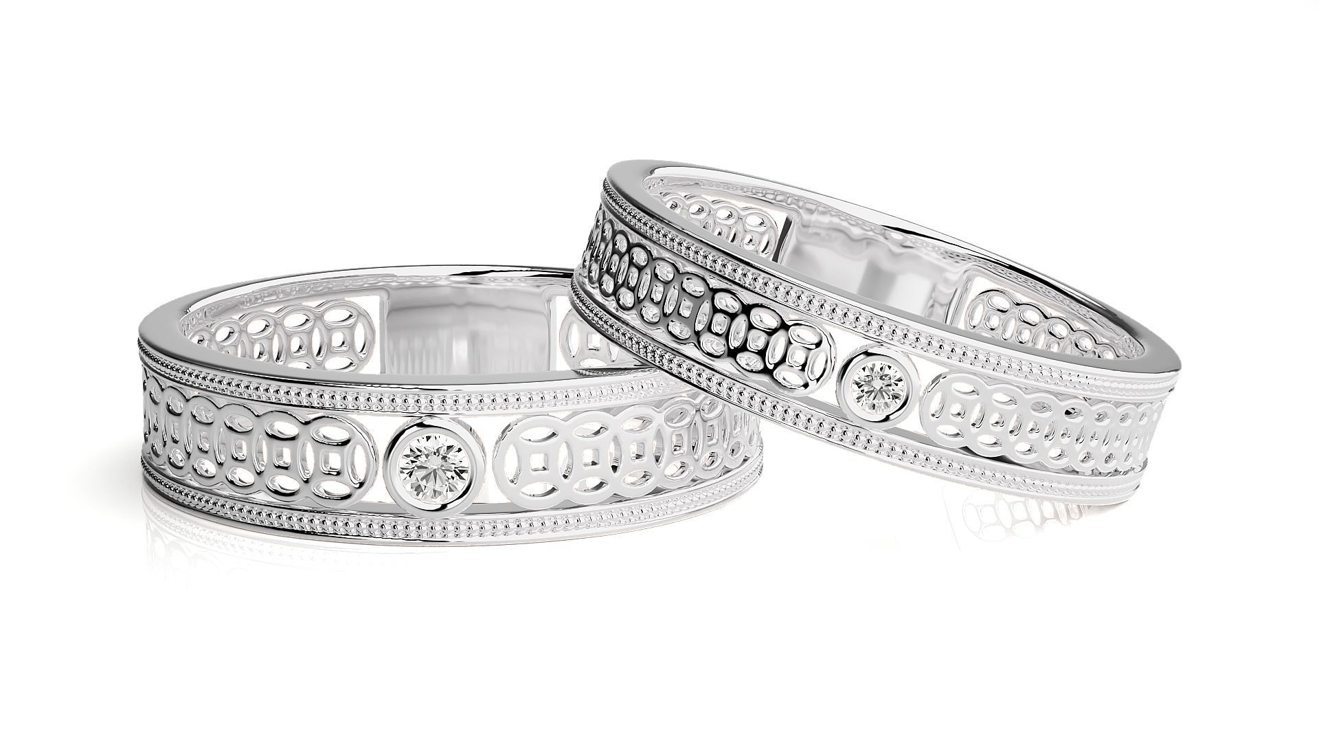 Wedding Band - 101 3D print model_6