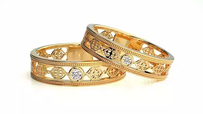 Wedding Band - 102 3D print model
