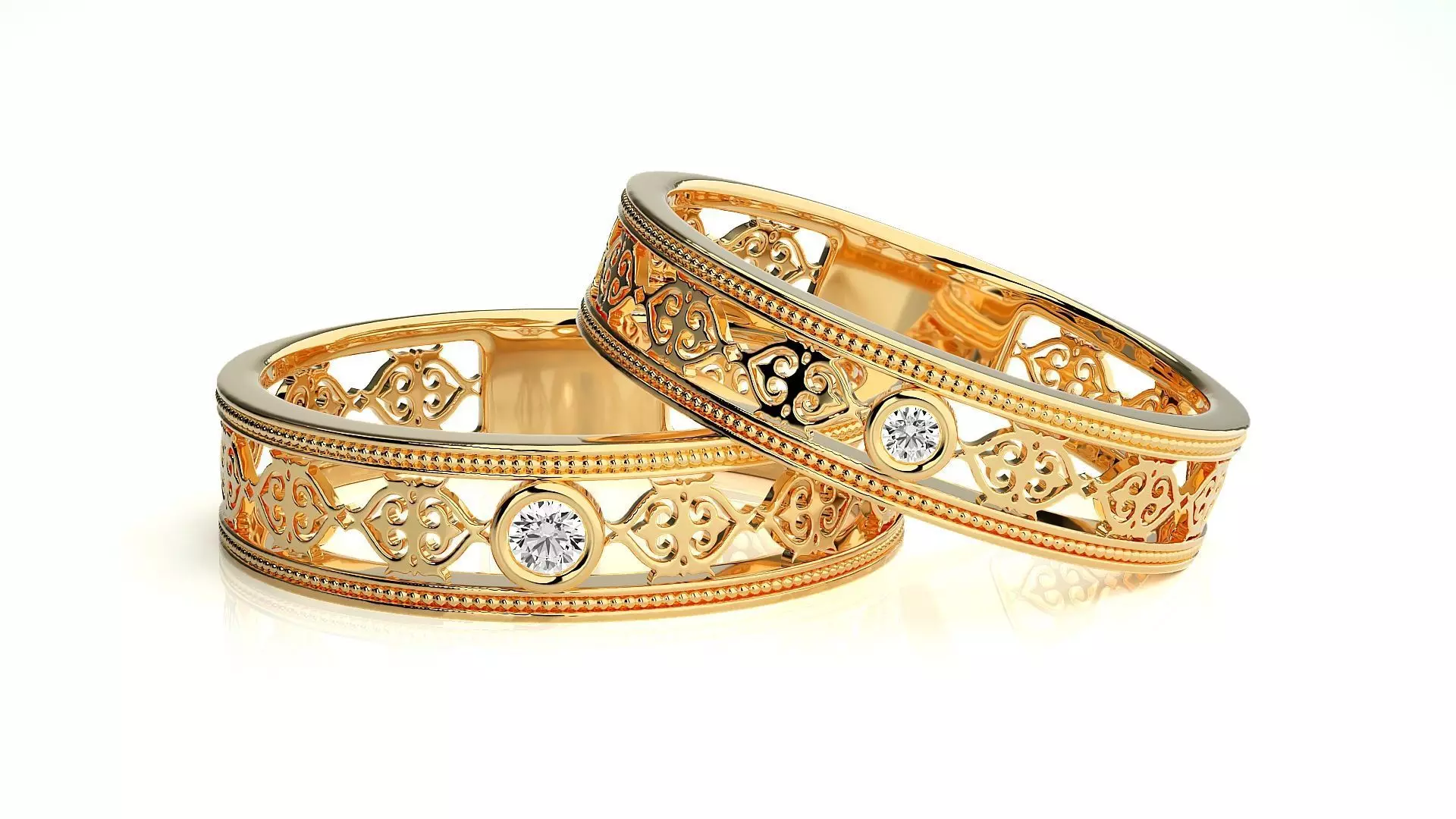 Wedding Band - 102 3D print model_0