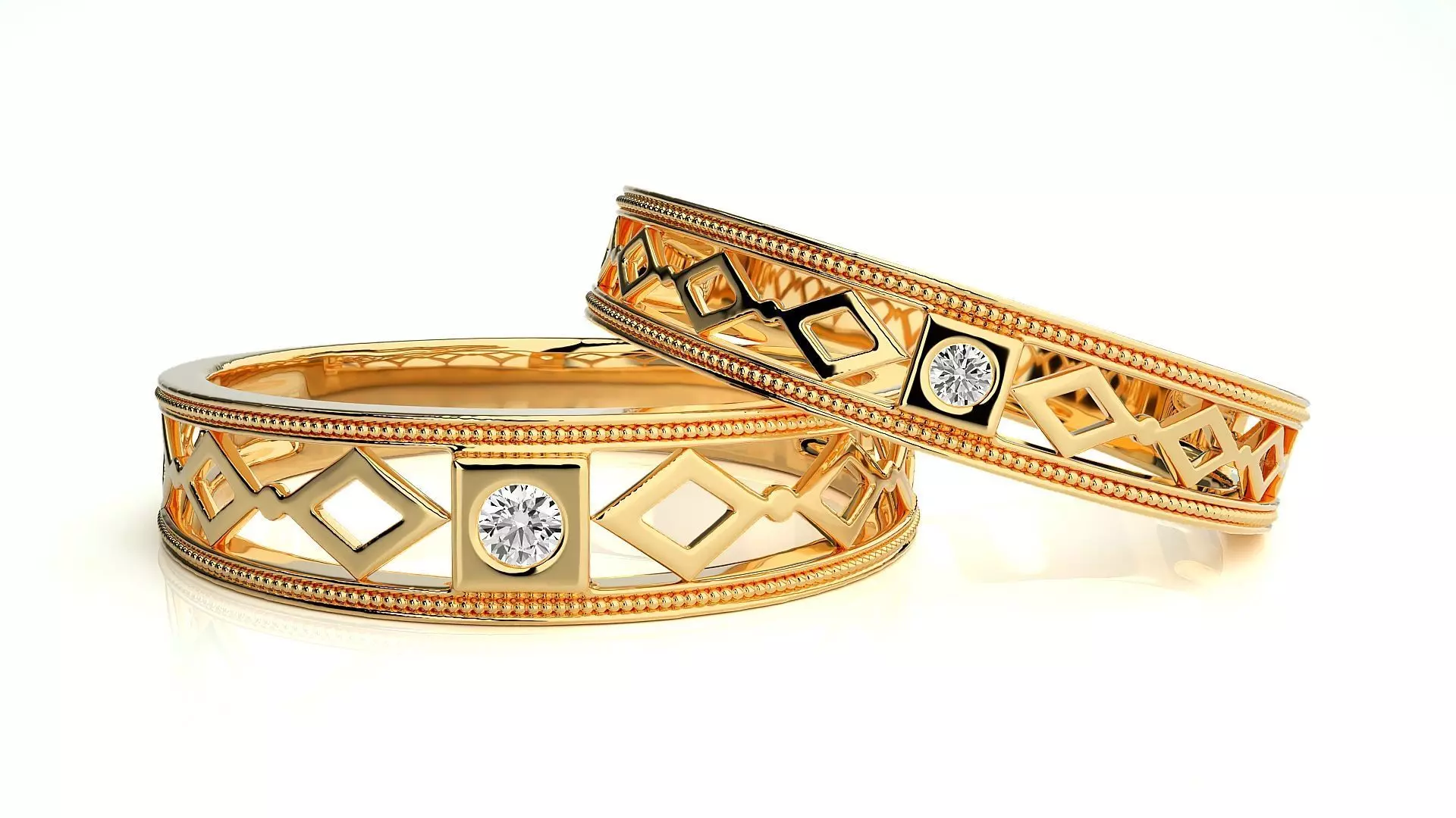 Wedding Band - 103 3D print model_0