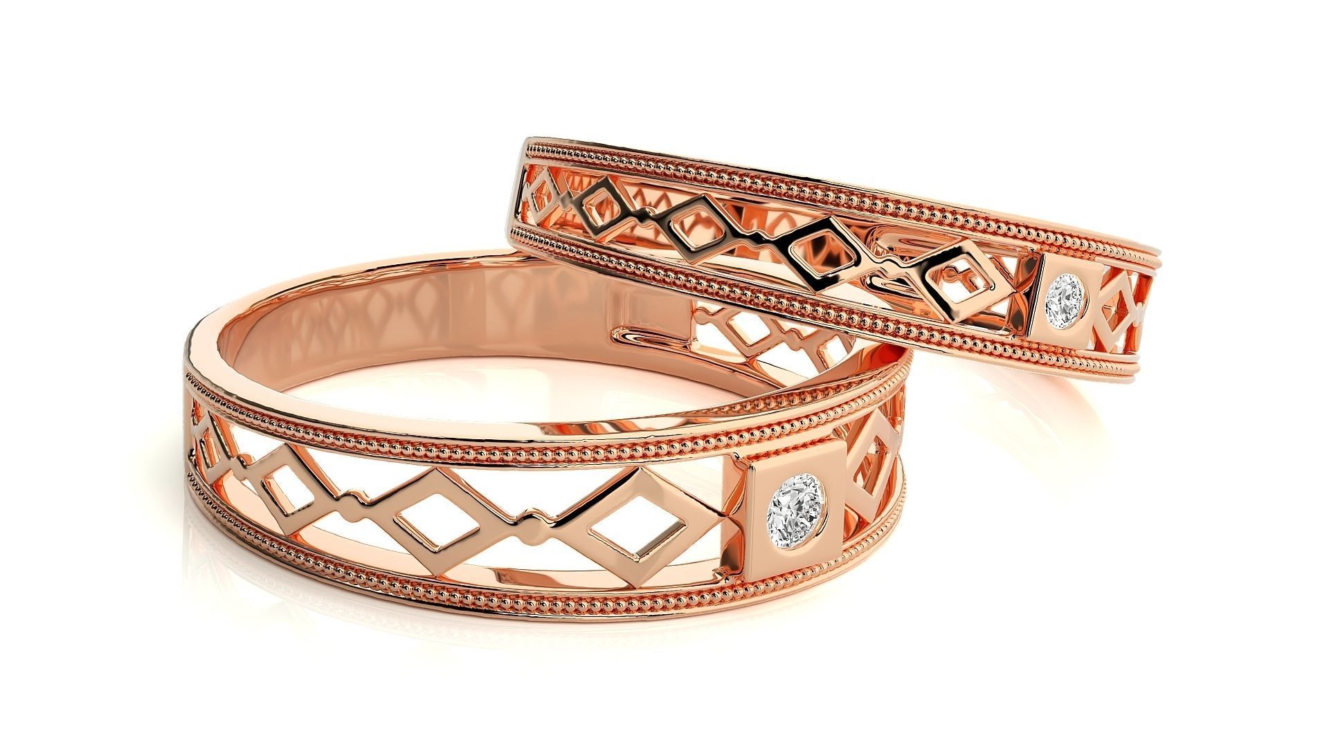 Wedding Band - 103 3D print model_2