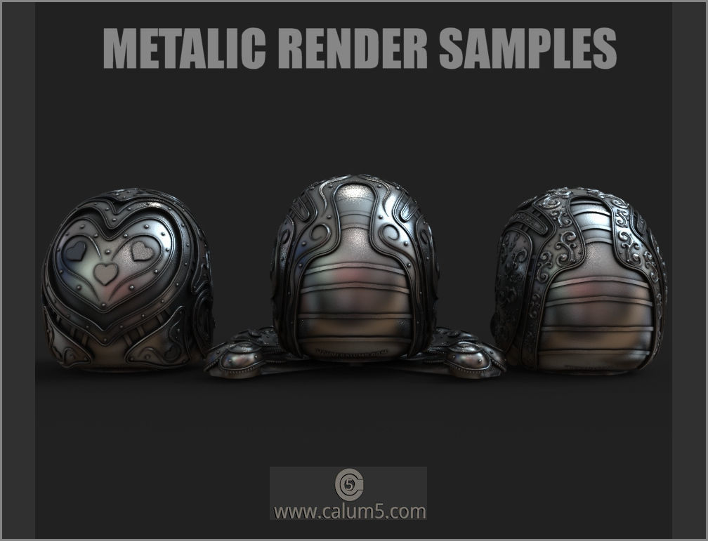 3 Detailed Skulls Set 3D print model_9