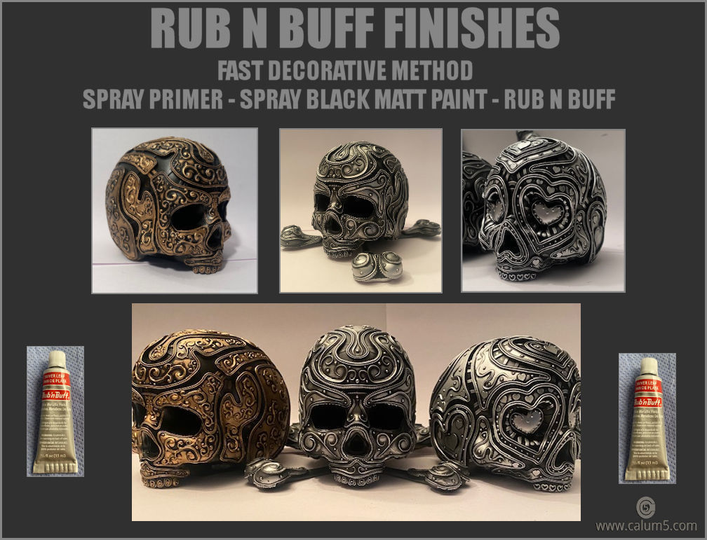 3 Detailed Skulls Set 3D print model_18