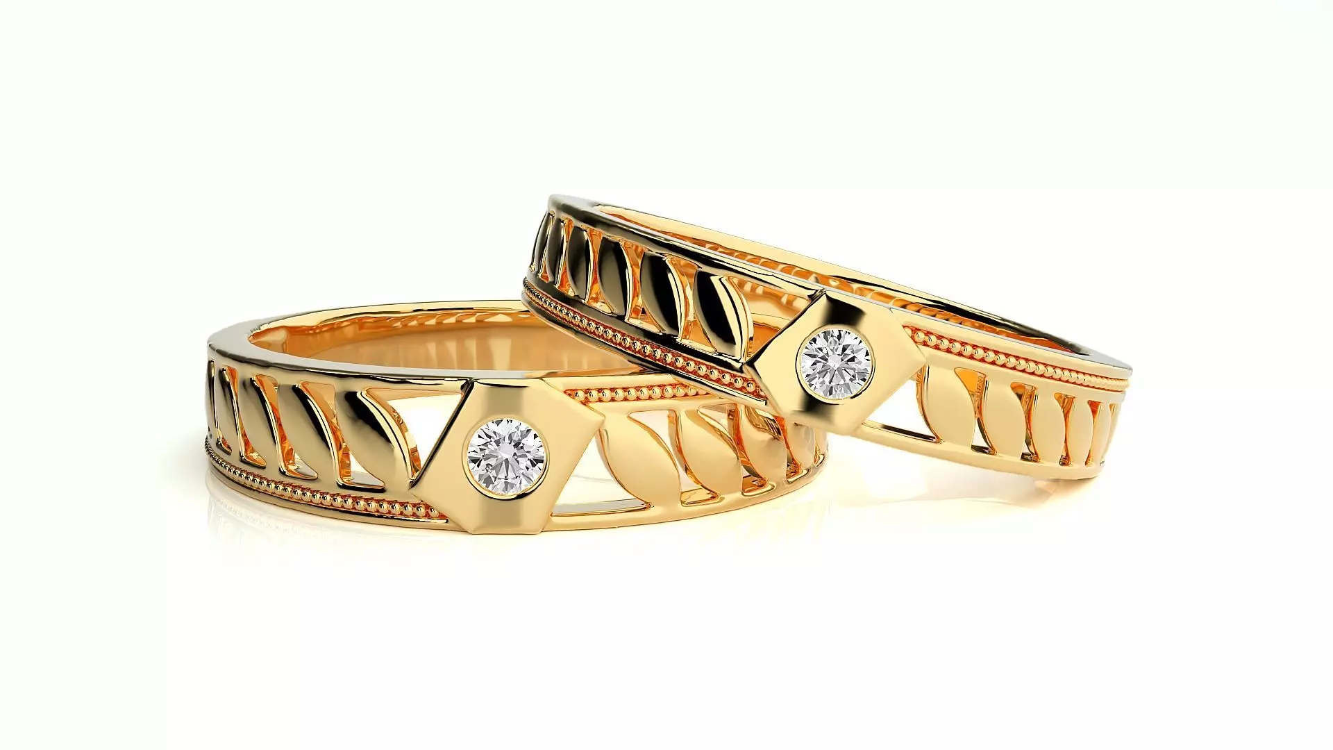 Wedding Band - 106 3D print model_0