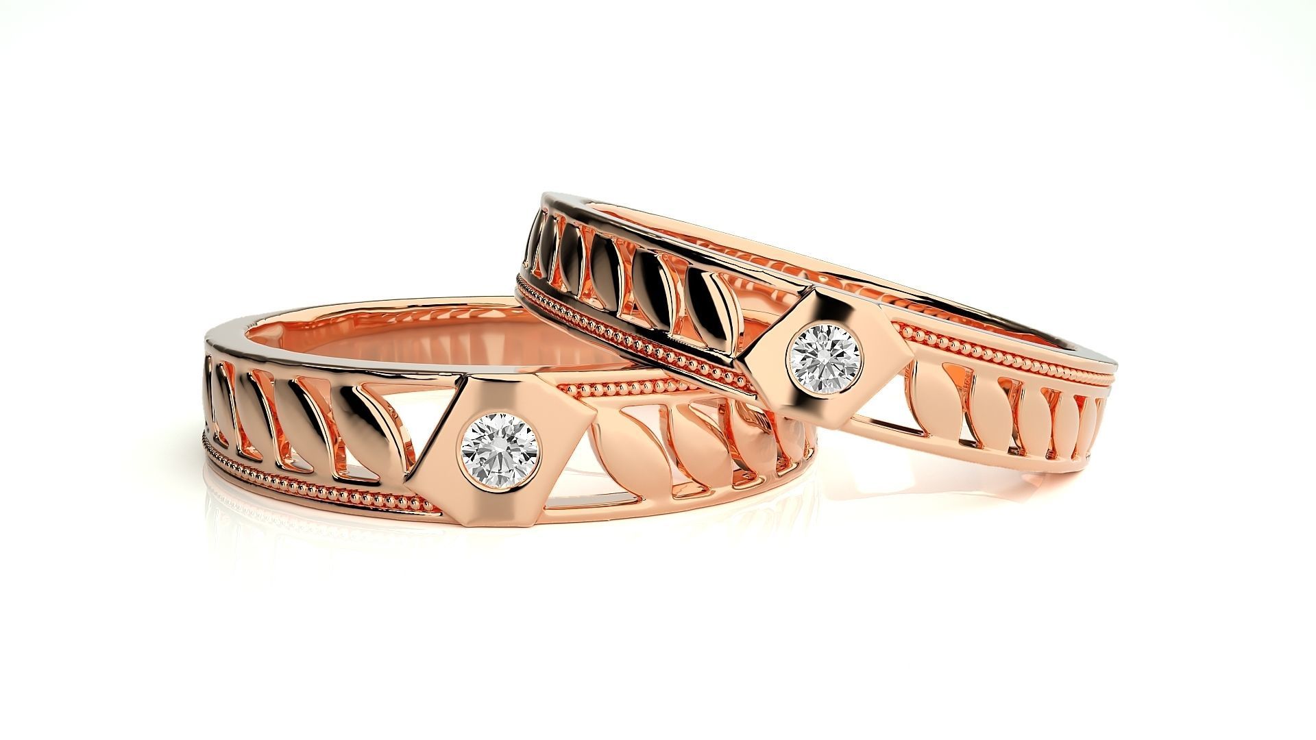 Wedding Band - 106 3D print model_1