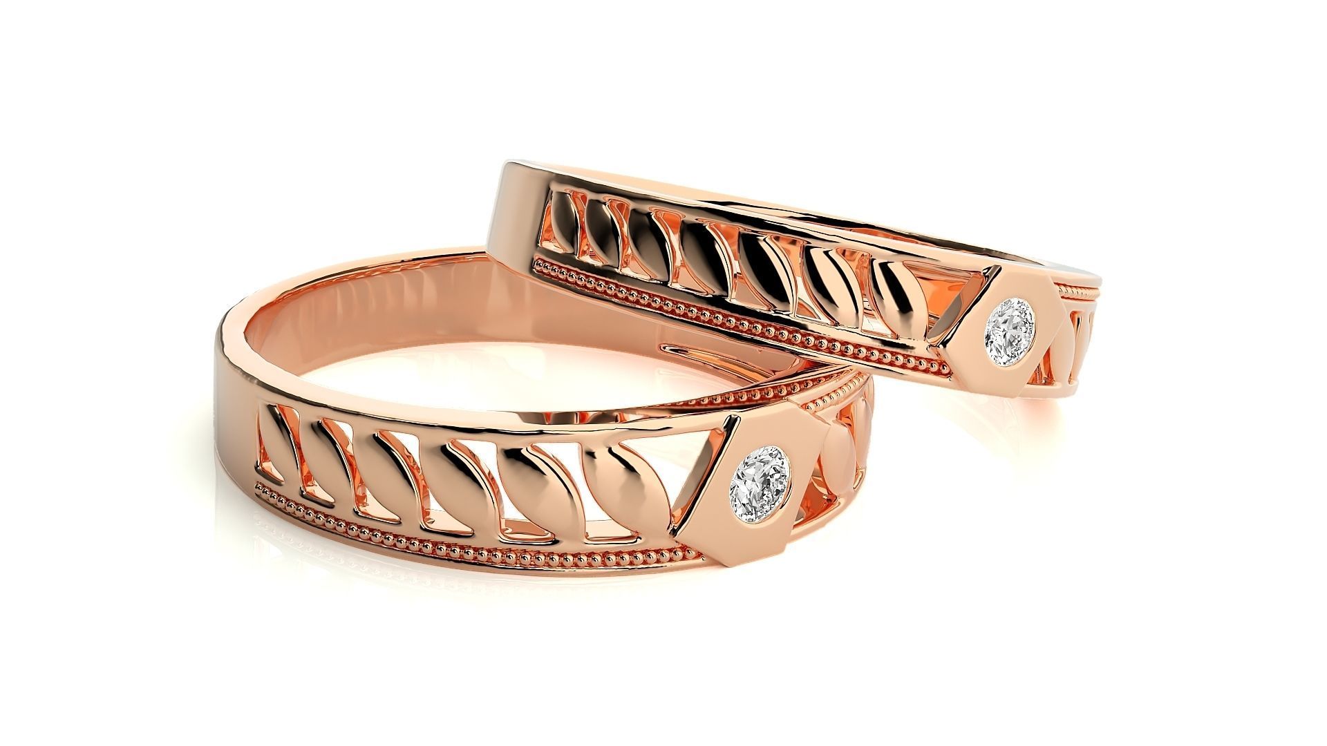 Wedding Band - 106 3D print model_2