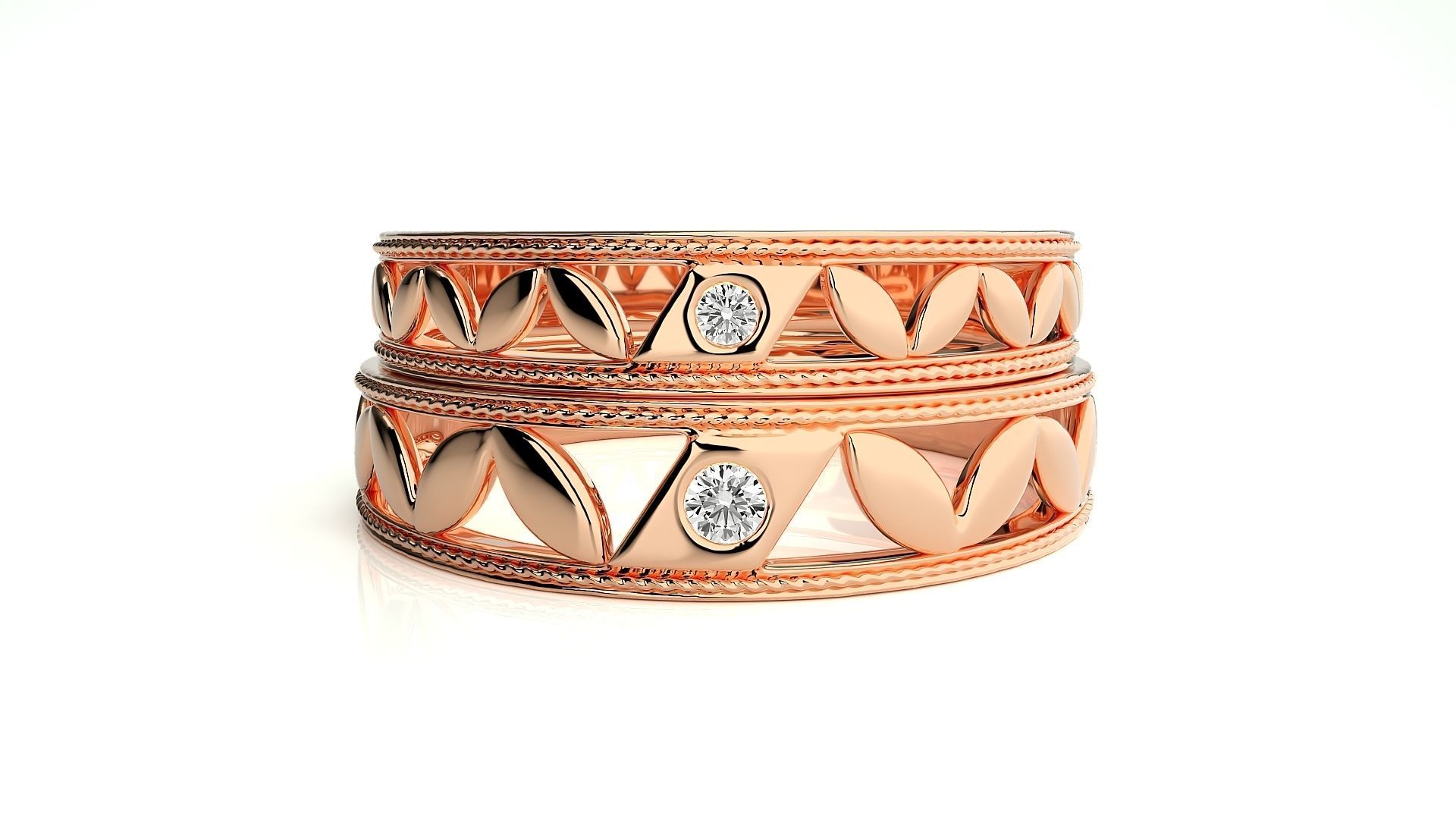 Wedding Band - 107 3D print model_3