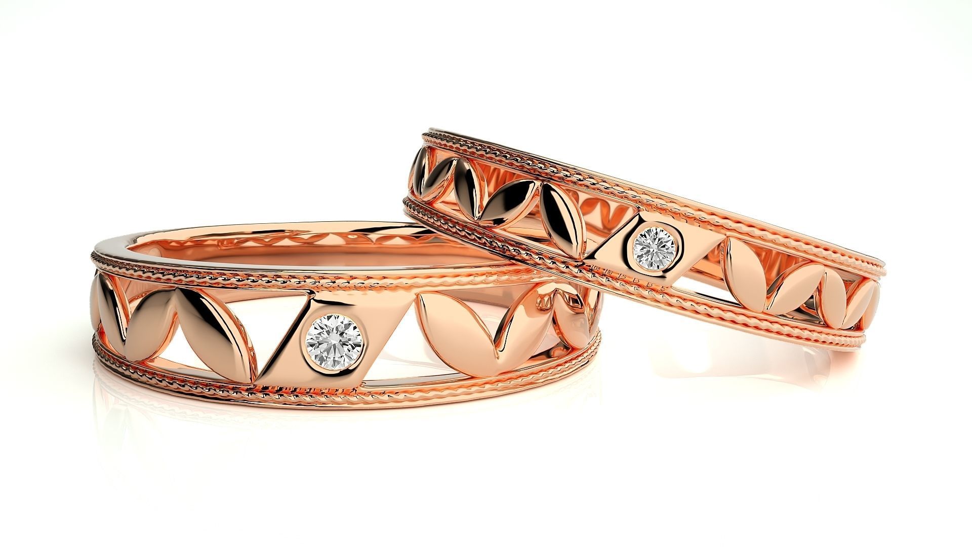 Wedding Band - 107 3D print model_1