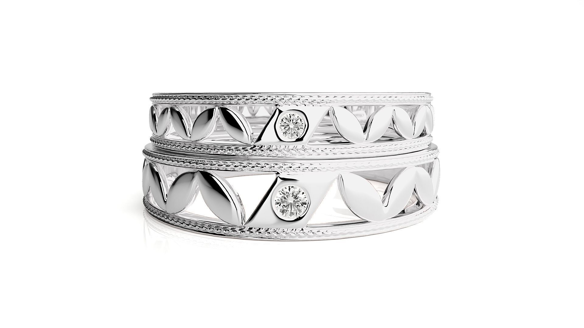 Wedding Band - 107 3D print model_8