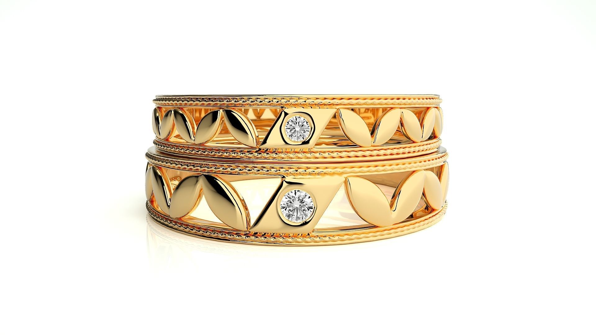 Wedding Band - 107 3D print model_11