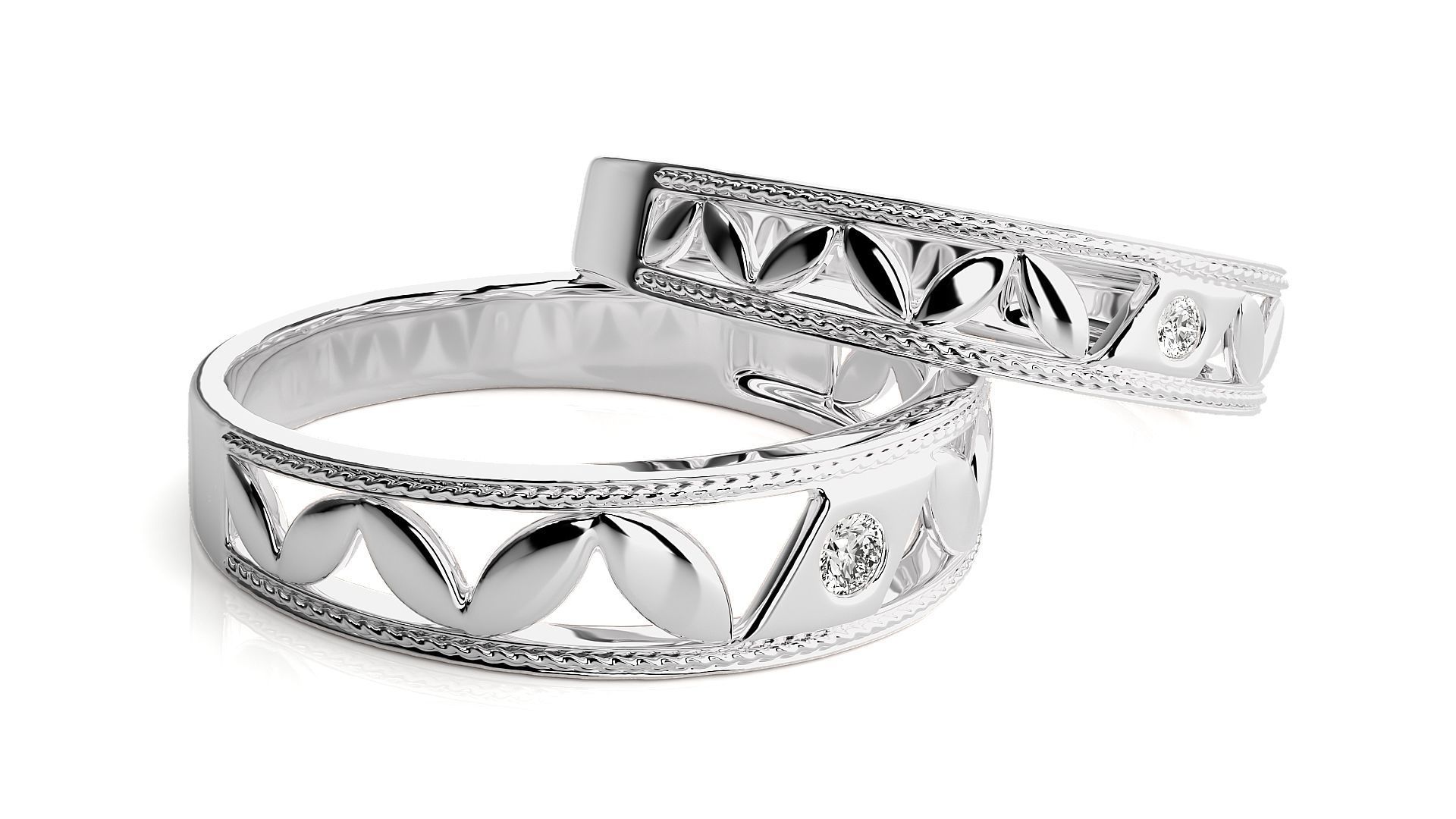 Wedding Band - 107 3D print model_7