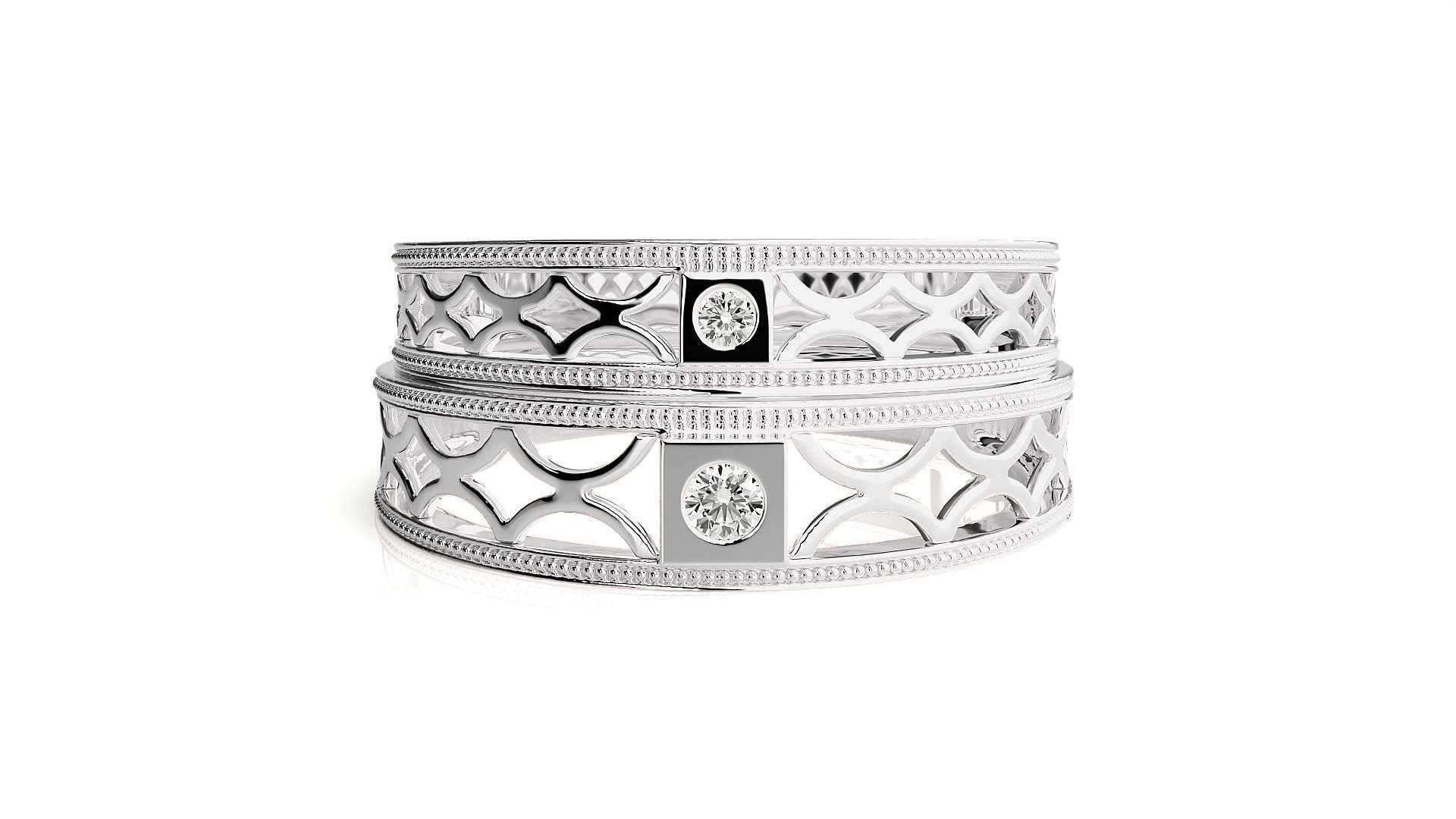 Wedding Band - 108 3D print model_8