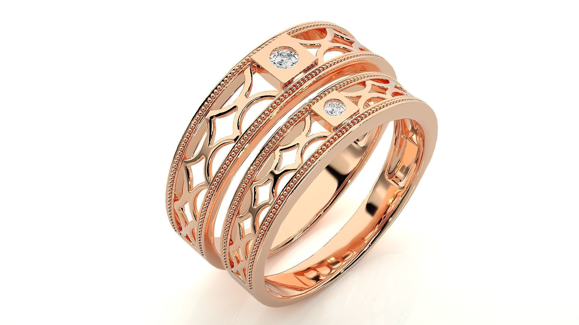 Wedding Band - 108 3D print model_4
