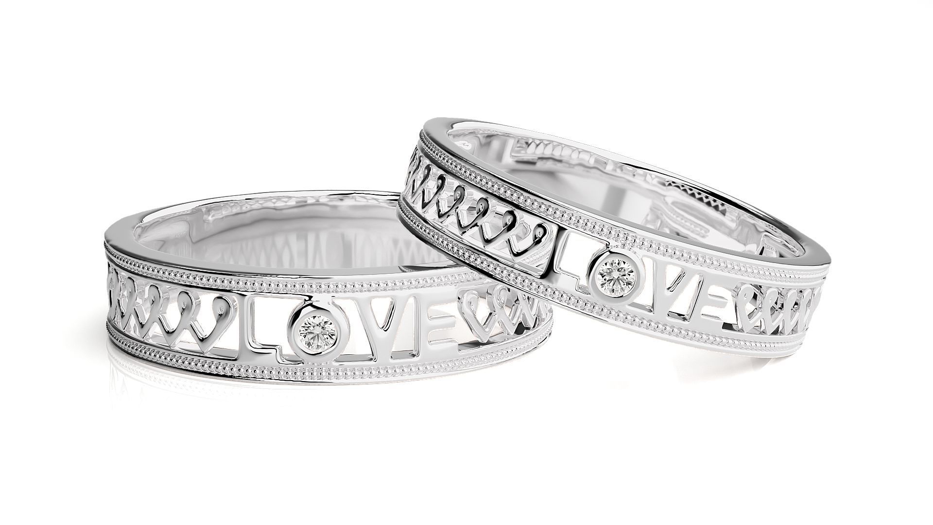 Wedding Band - 109 3D print model_6