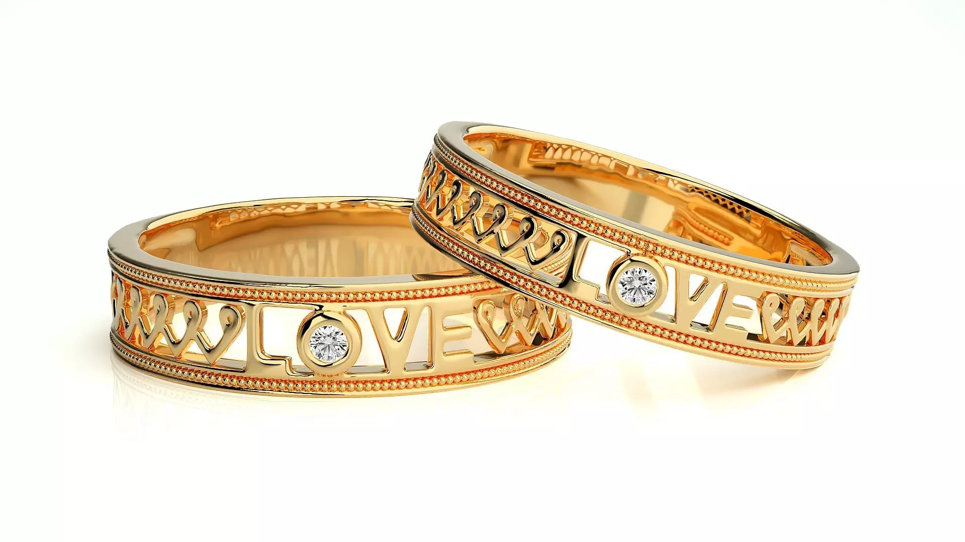 Wedding Band - 109 3D print model_0