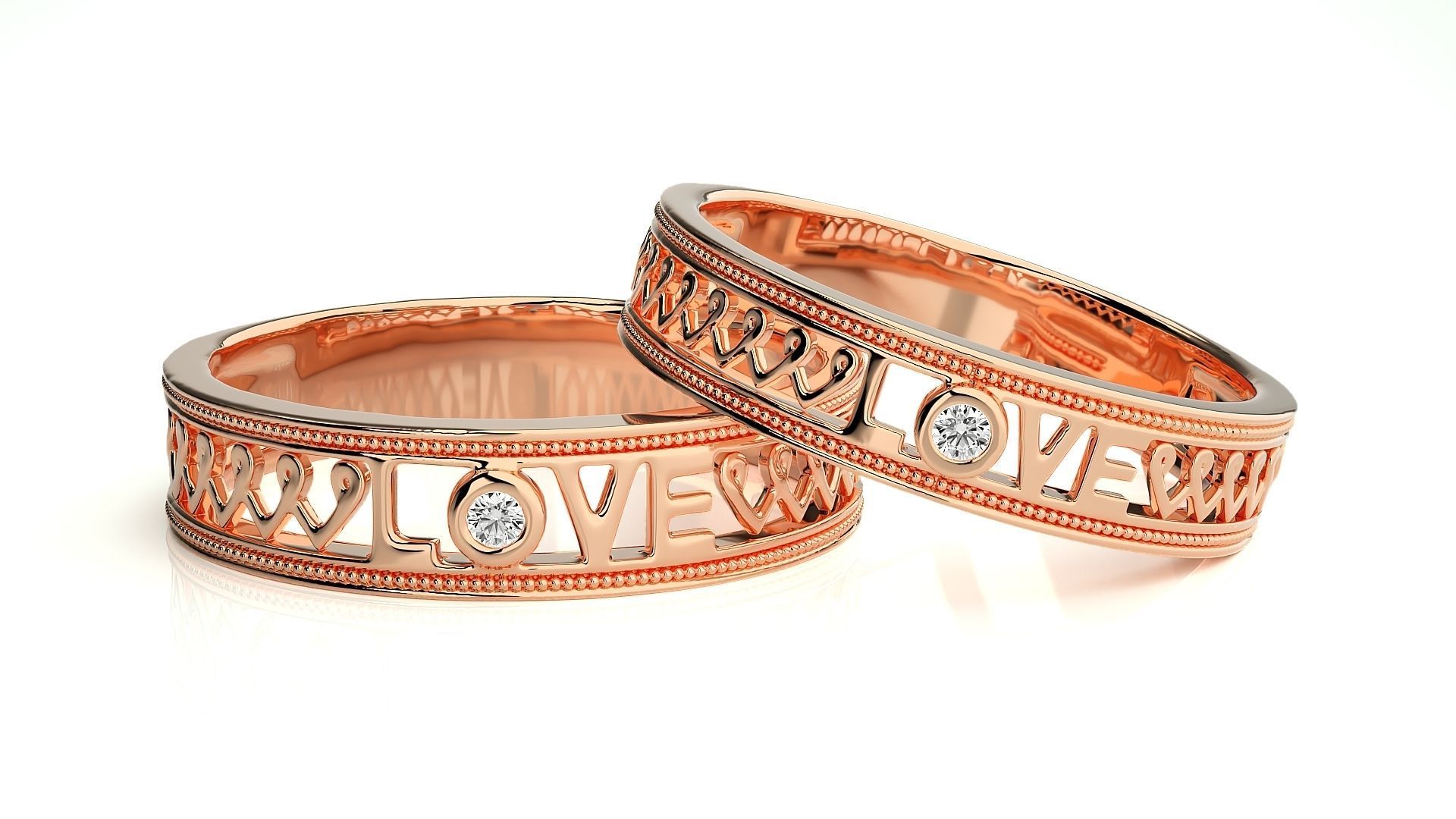 Wedding Band - 109 3D print model_1