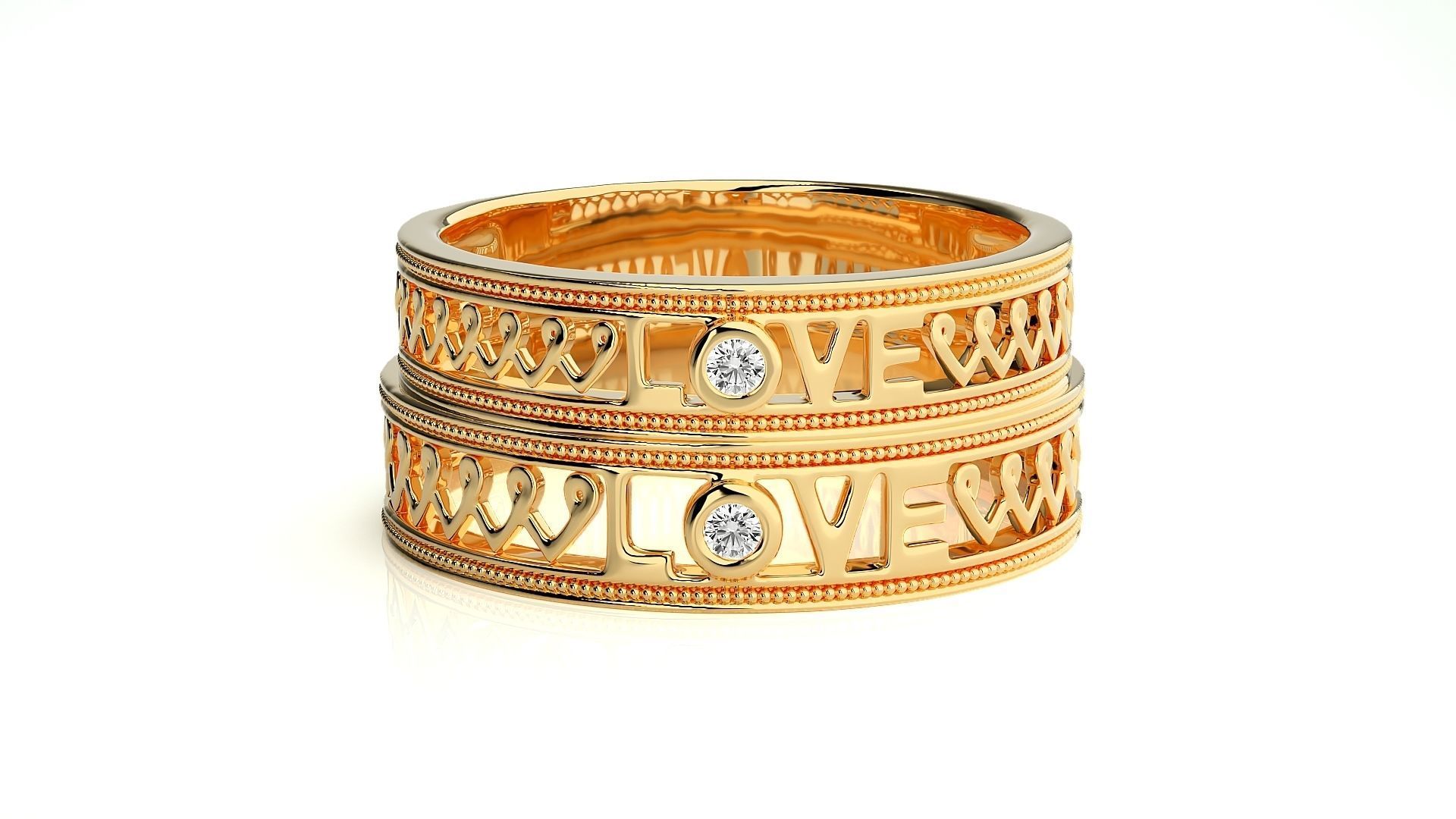 Wedding Band - 109 3D print model_11