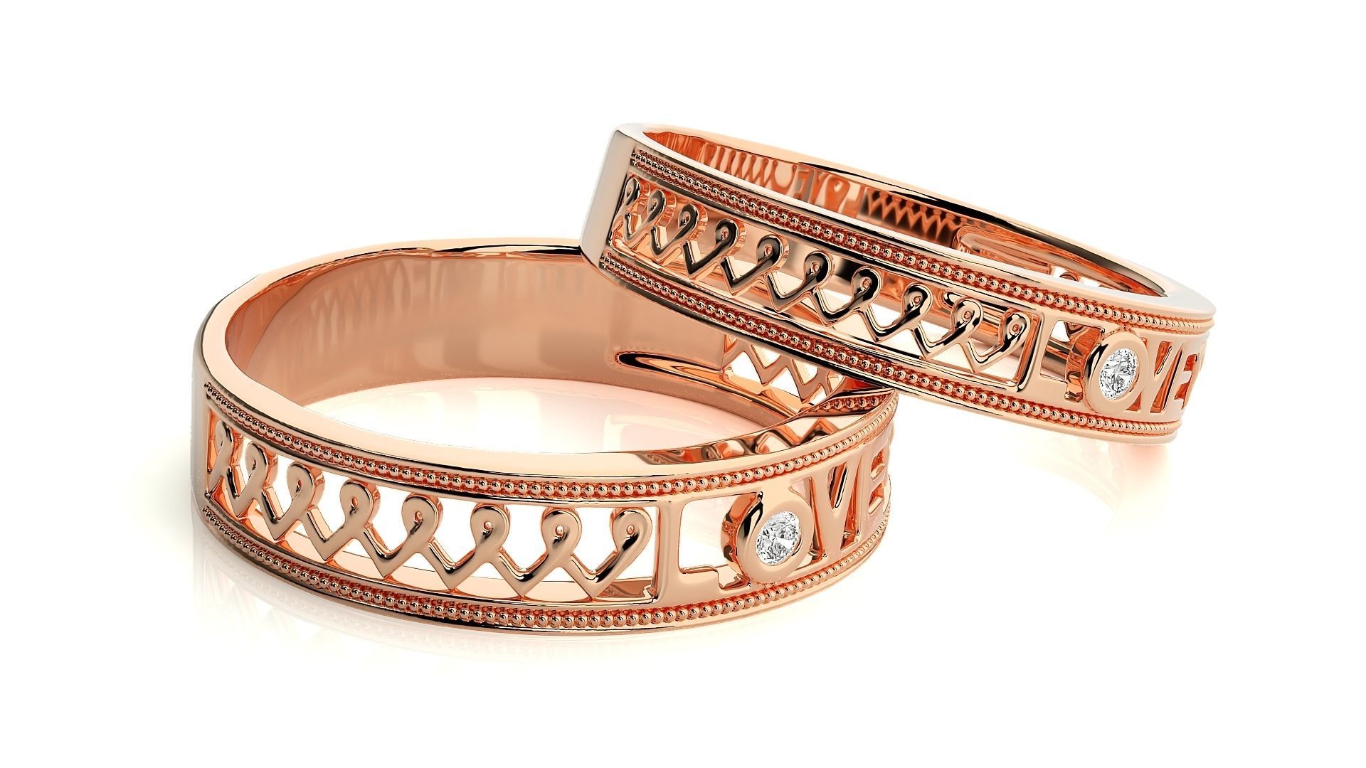 Wedding Band - 109 3D print model_2