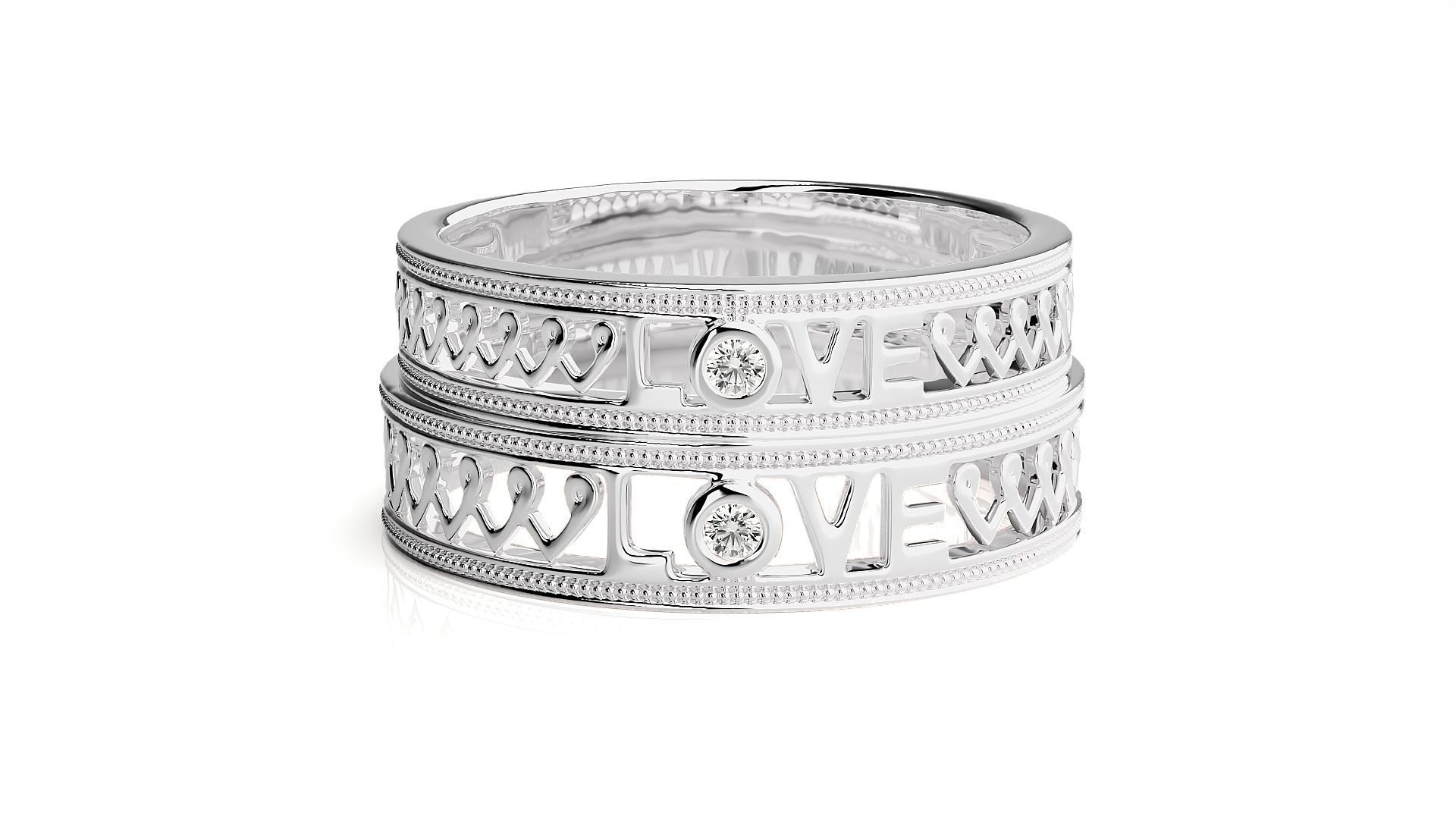 Wedding Band - 109 3D print model_8