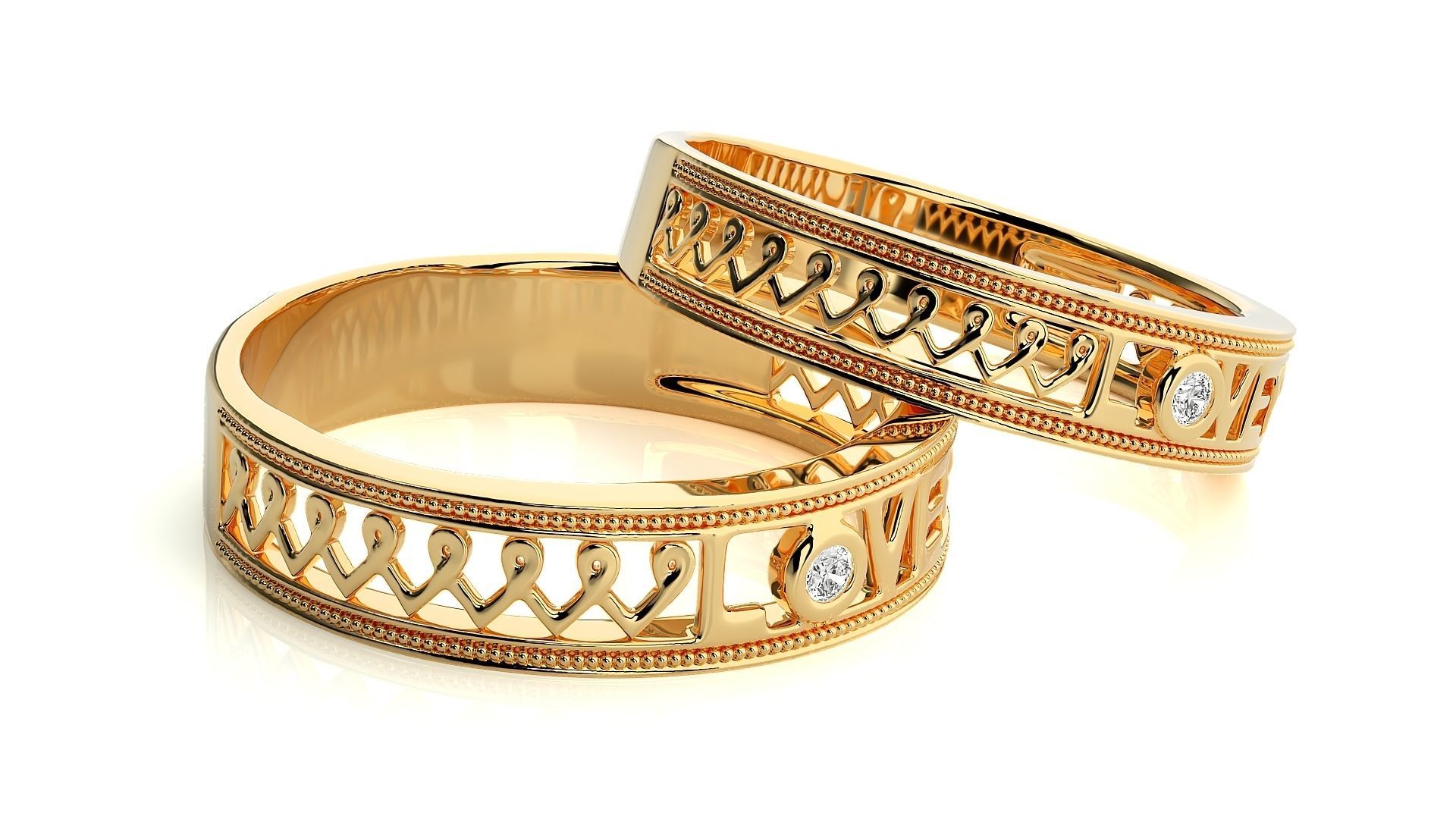 Wedding Band - 109 3D print model_10